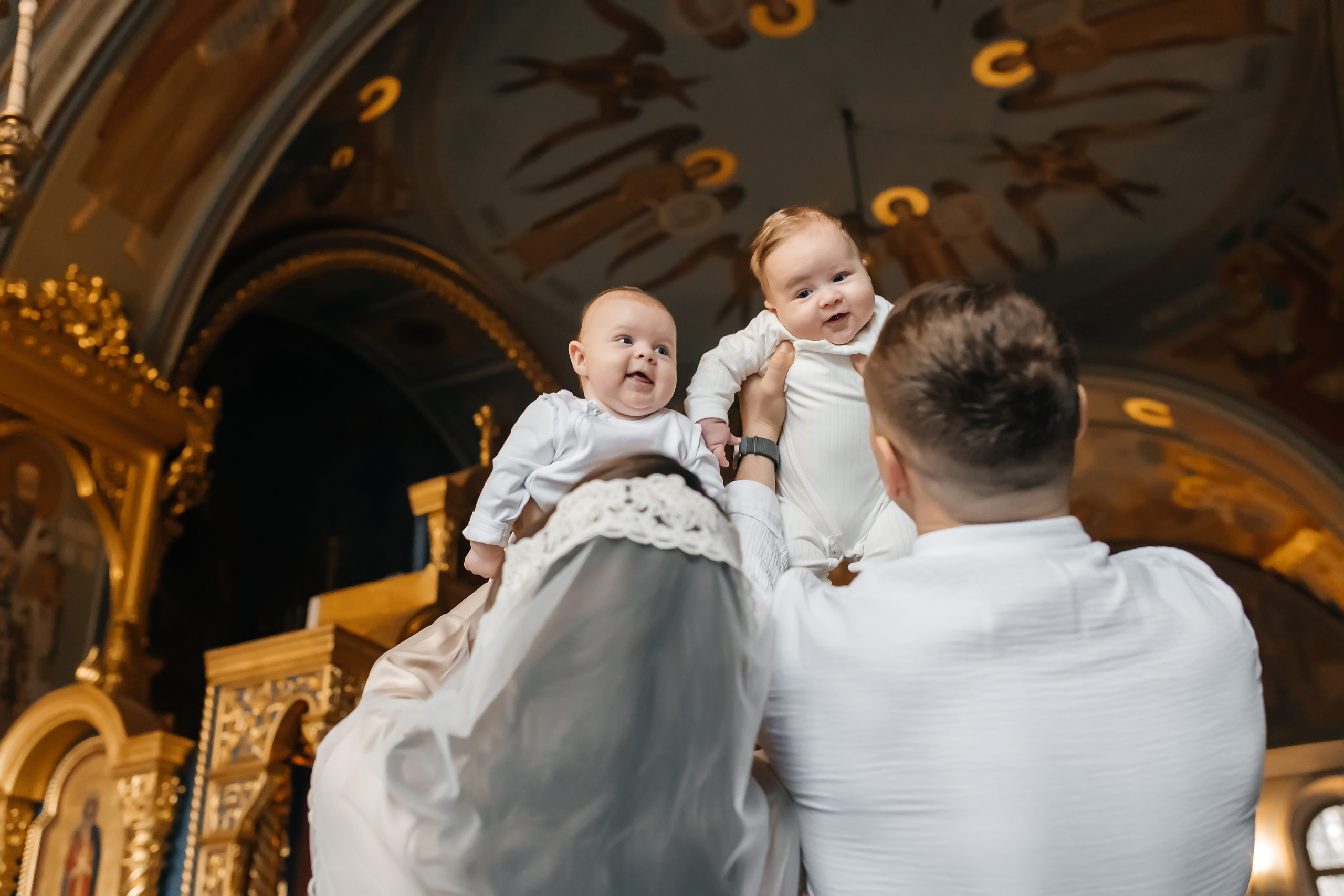 Крещение Артемия в Храме Николая Чудотворца в Ангелово. Фотограф на крещение и венчание Москва  Надежда Баланина
