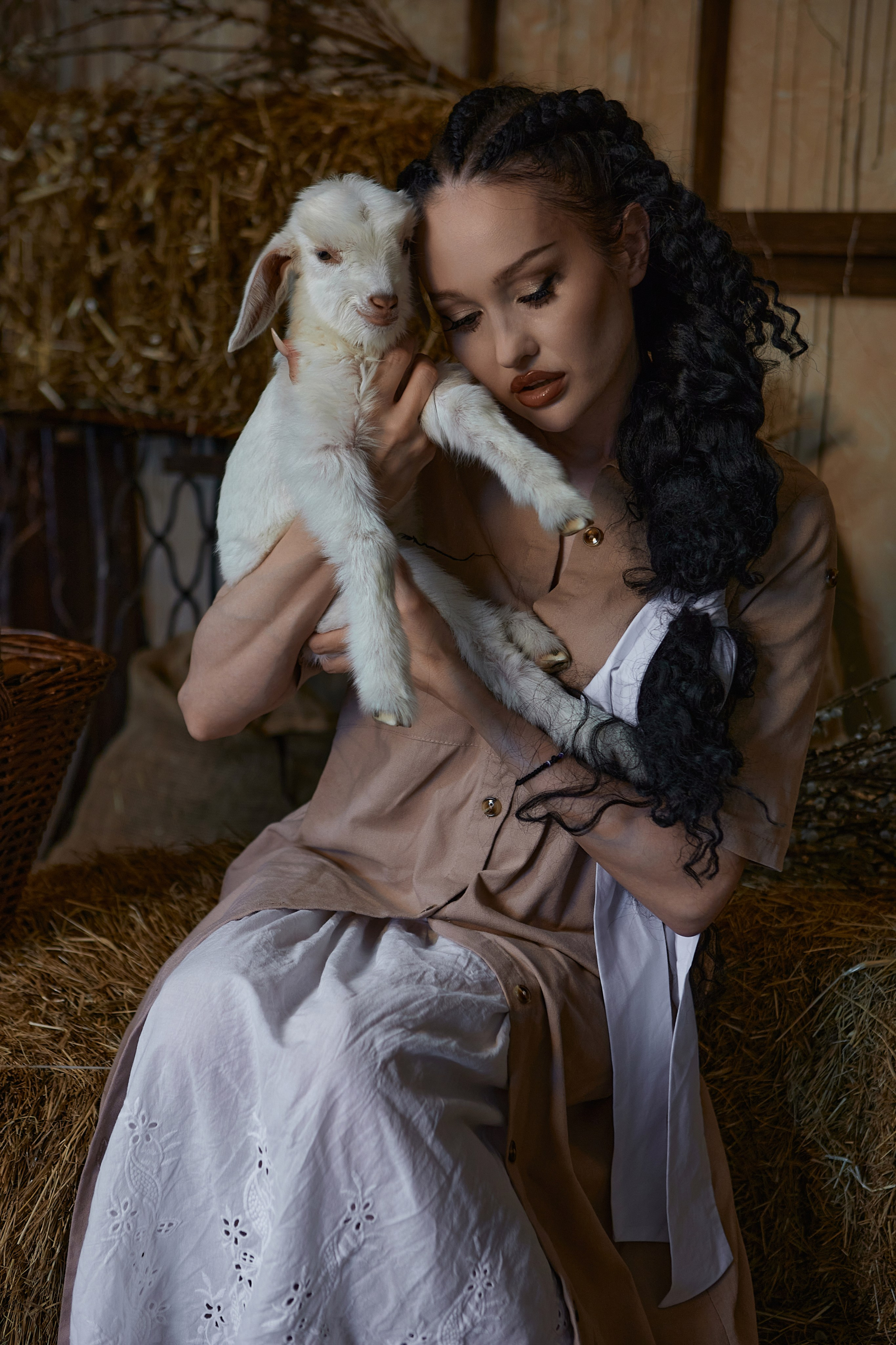 Фотосессия с маленькой козочкой. Семейный и свадебный фотограф в Краснодаре Михеева Светлана