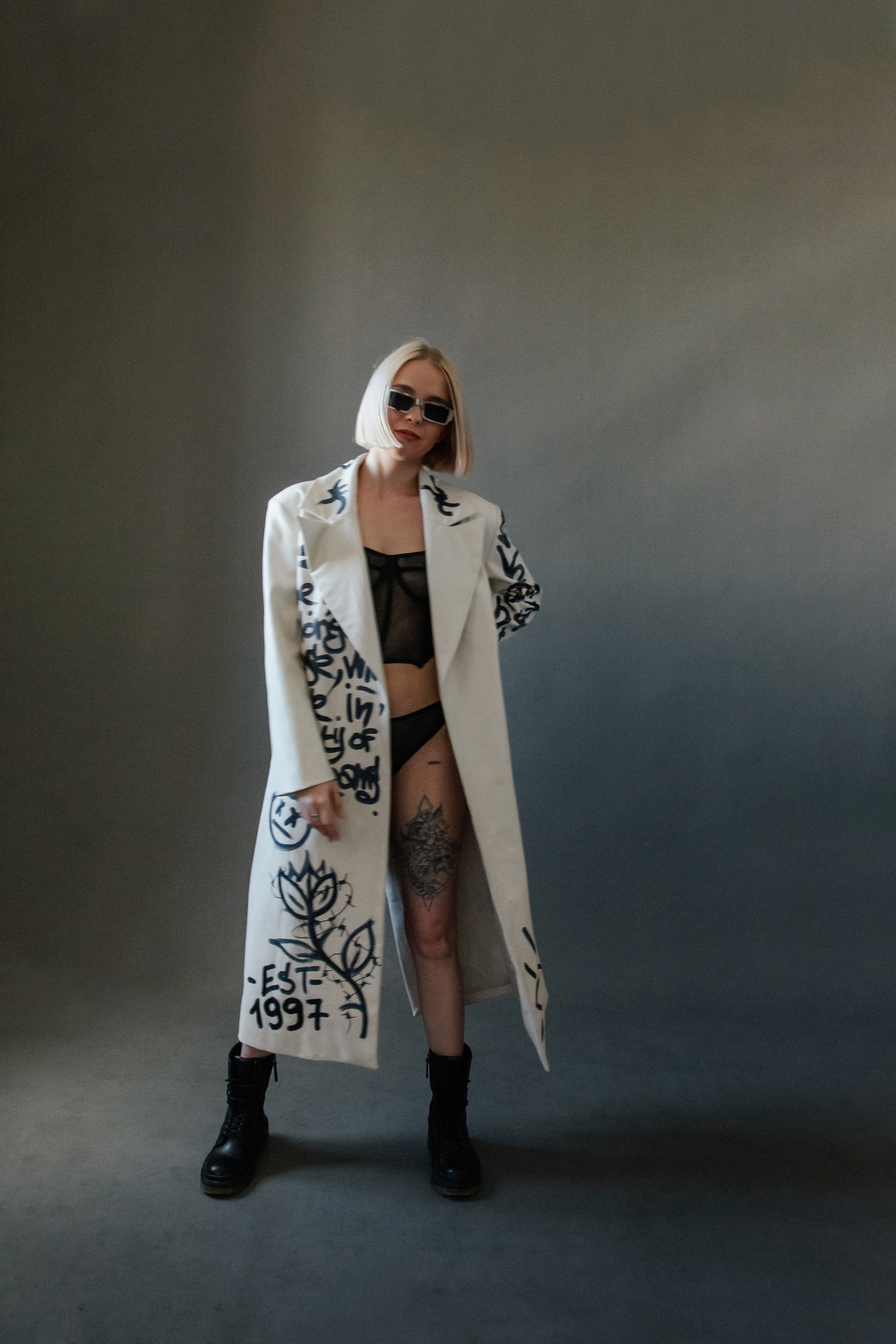 роспись кожаной одежды