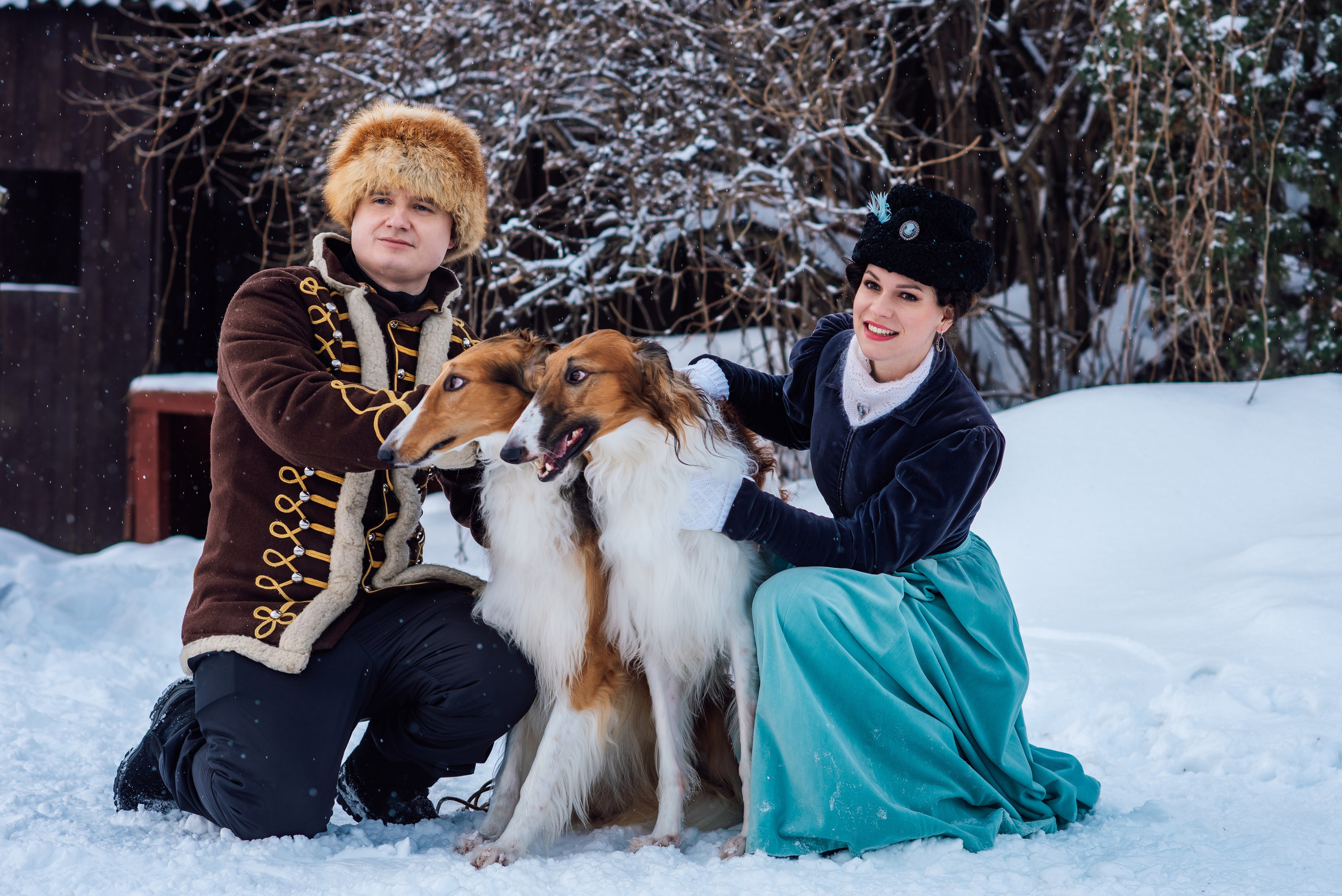 Зимняя парфорсная охота. Фотограф Диана Вальтер