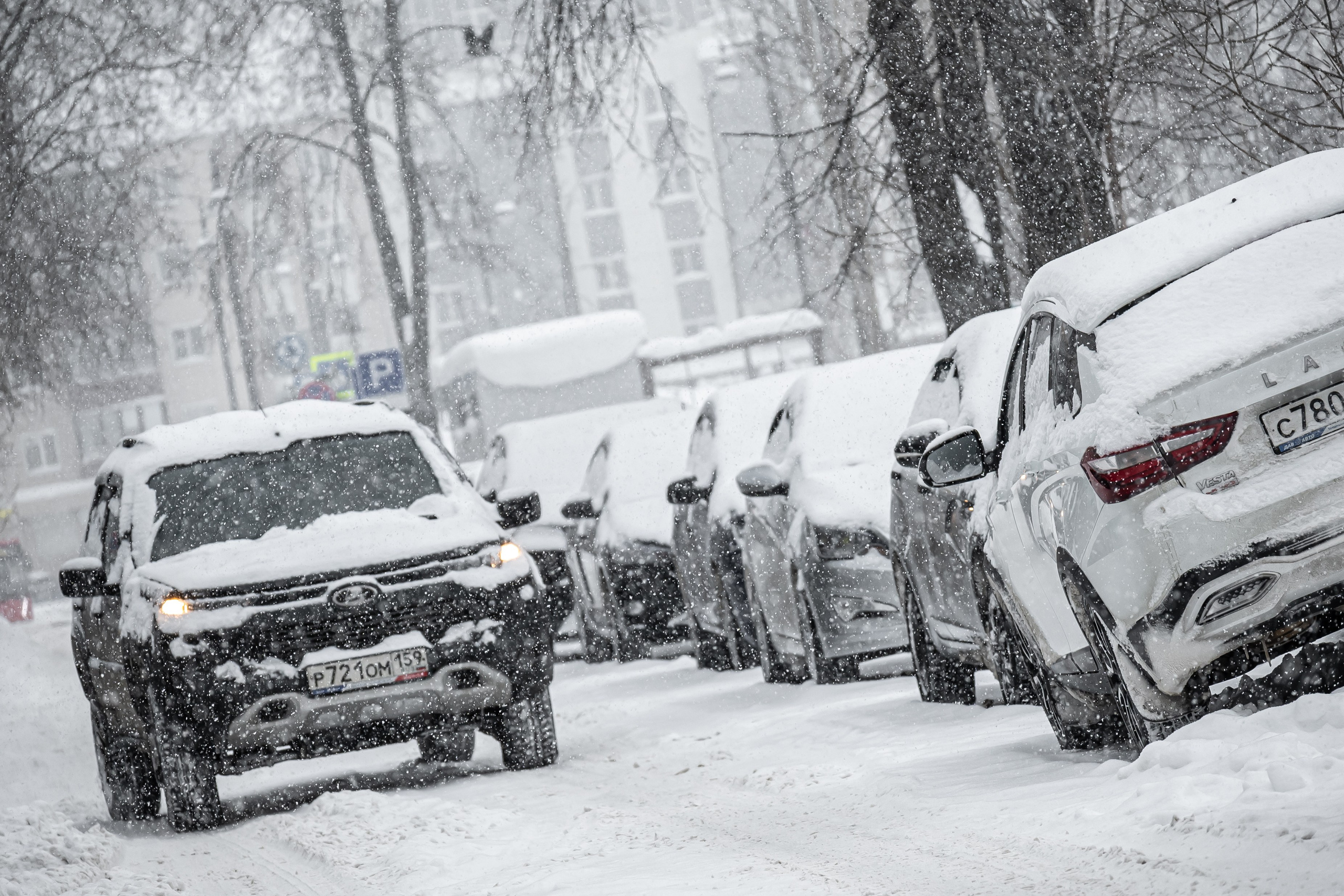 Снегопад. Репортажный фотограф