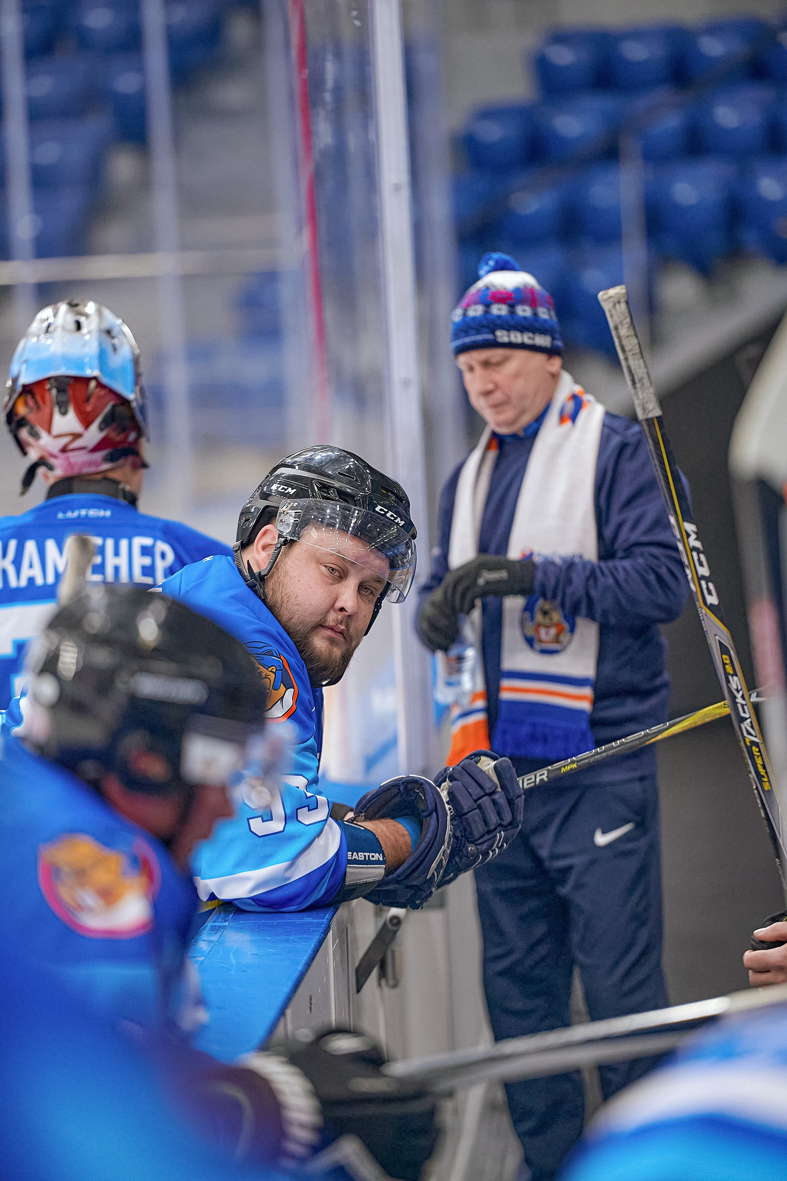 Портфолио репортажной фотосъёмки: Кристалл арена — Хоккей — РусГидро. Фотограф Яковлев Роман — Красноярск