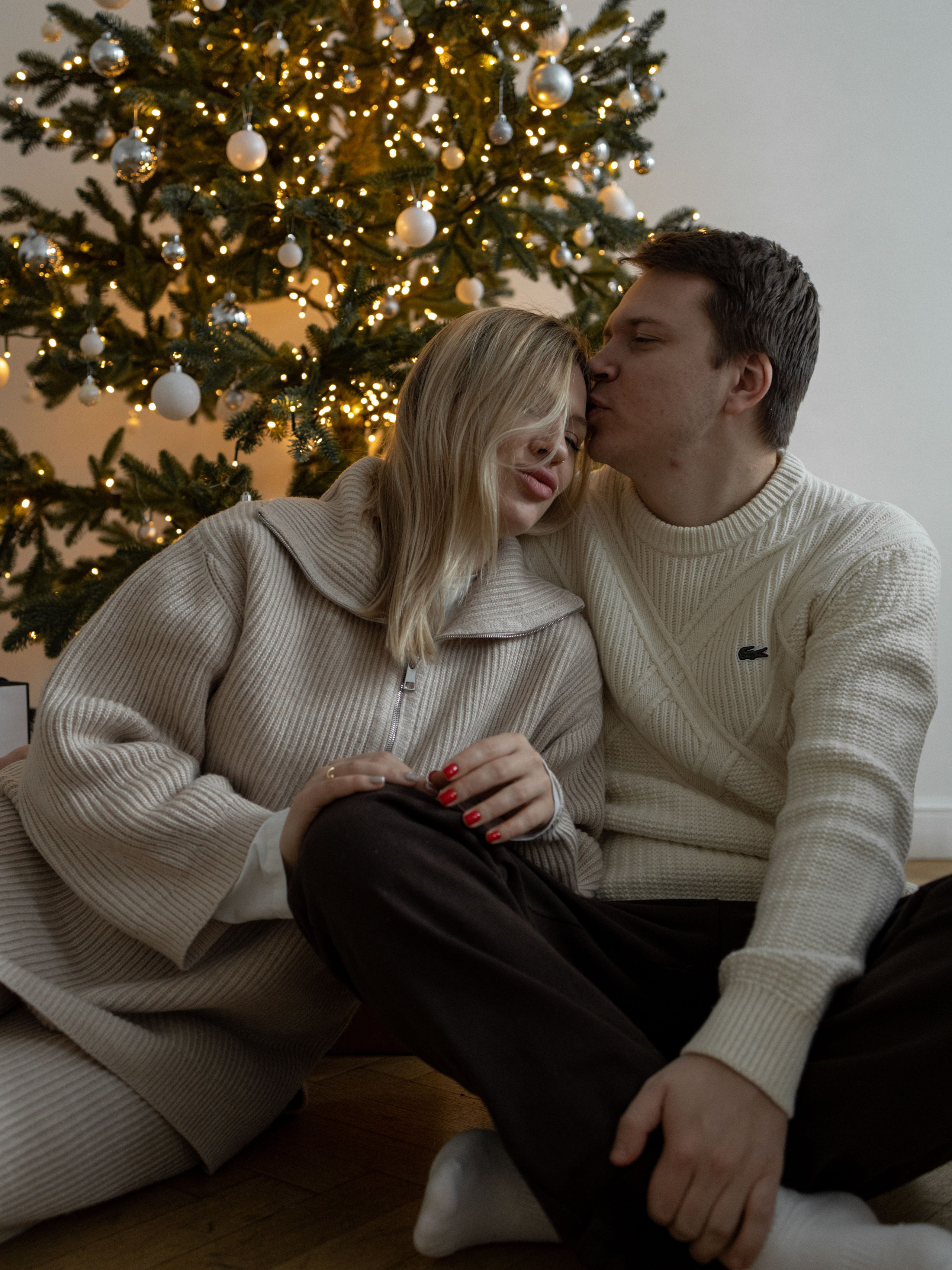 Новый год. Максим, Даша и Мирон. Фотограф Дарья Соколовская