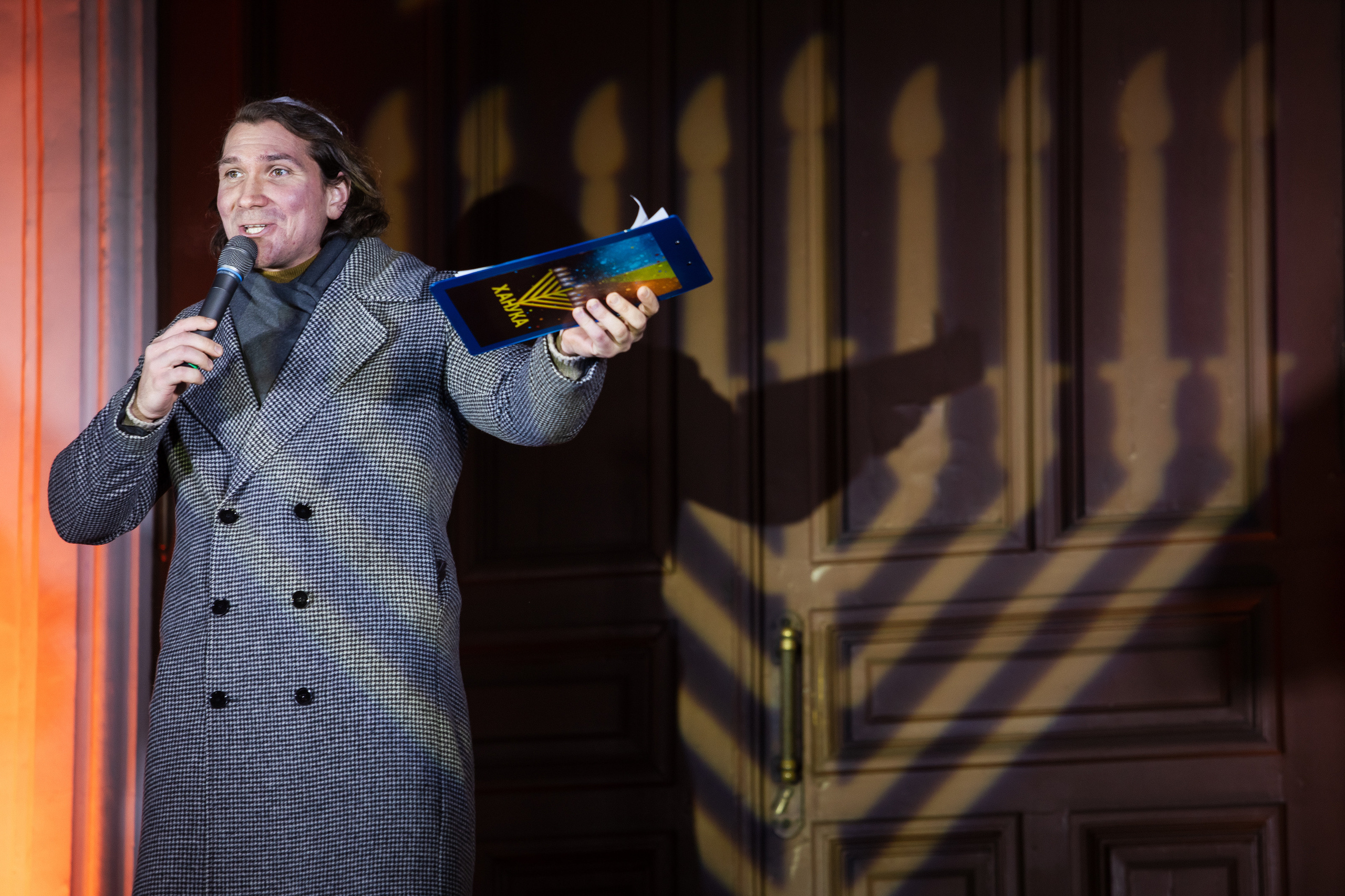 Hanukkah 5781 in Saint-Petersburg. Photographer Michael Alekseev