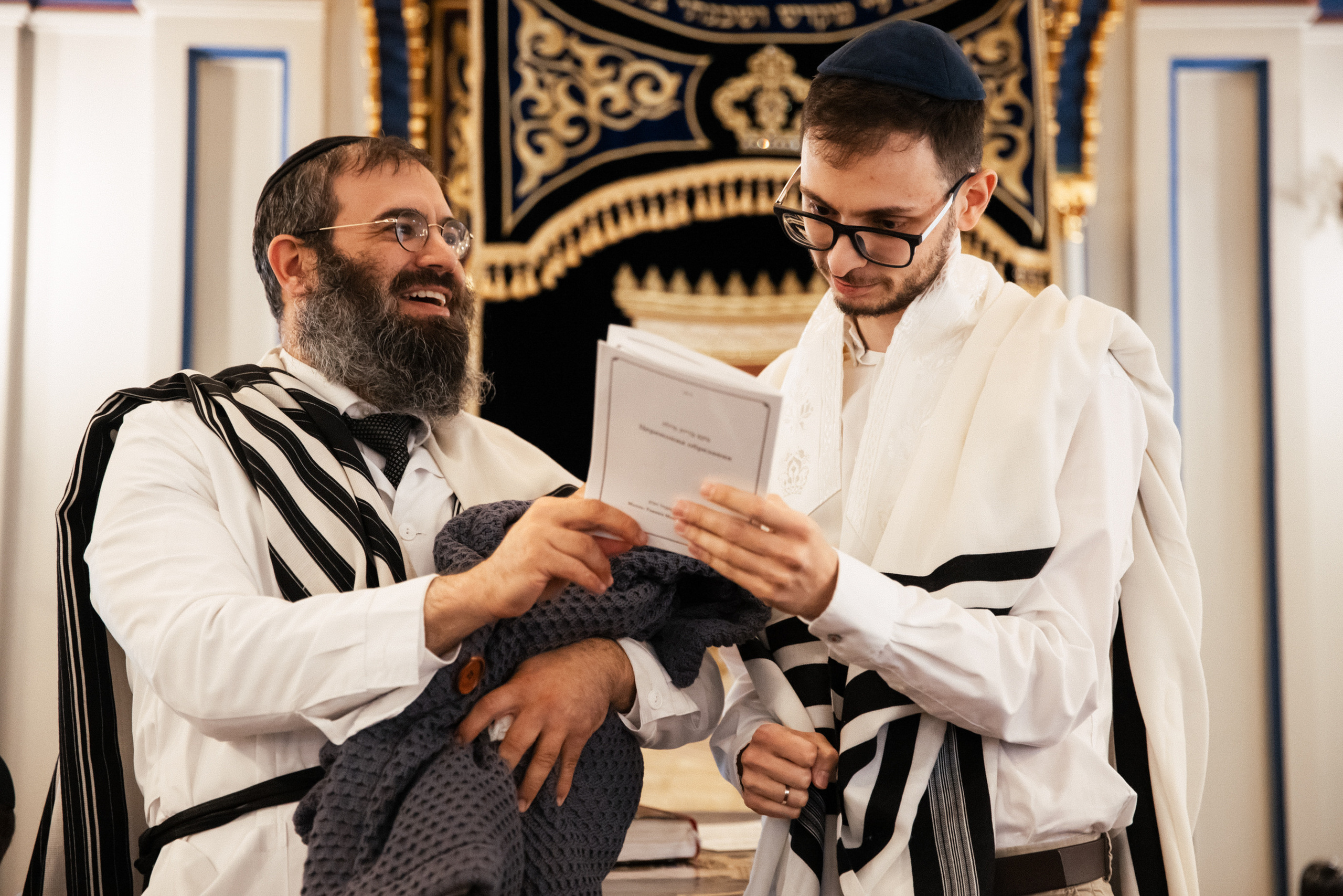 Brit Milah in Grand Choral Synagogue. Photographer Michael Alekseev