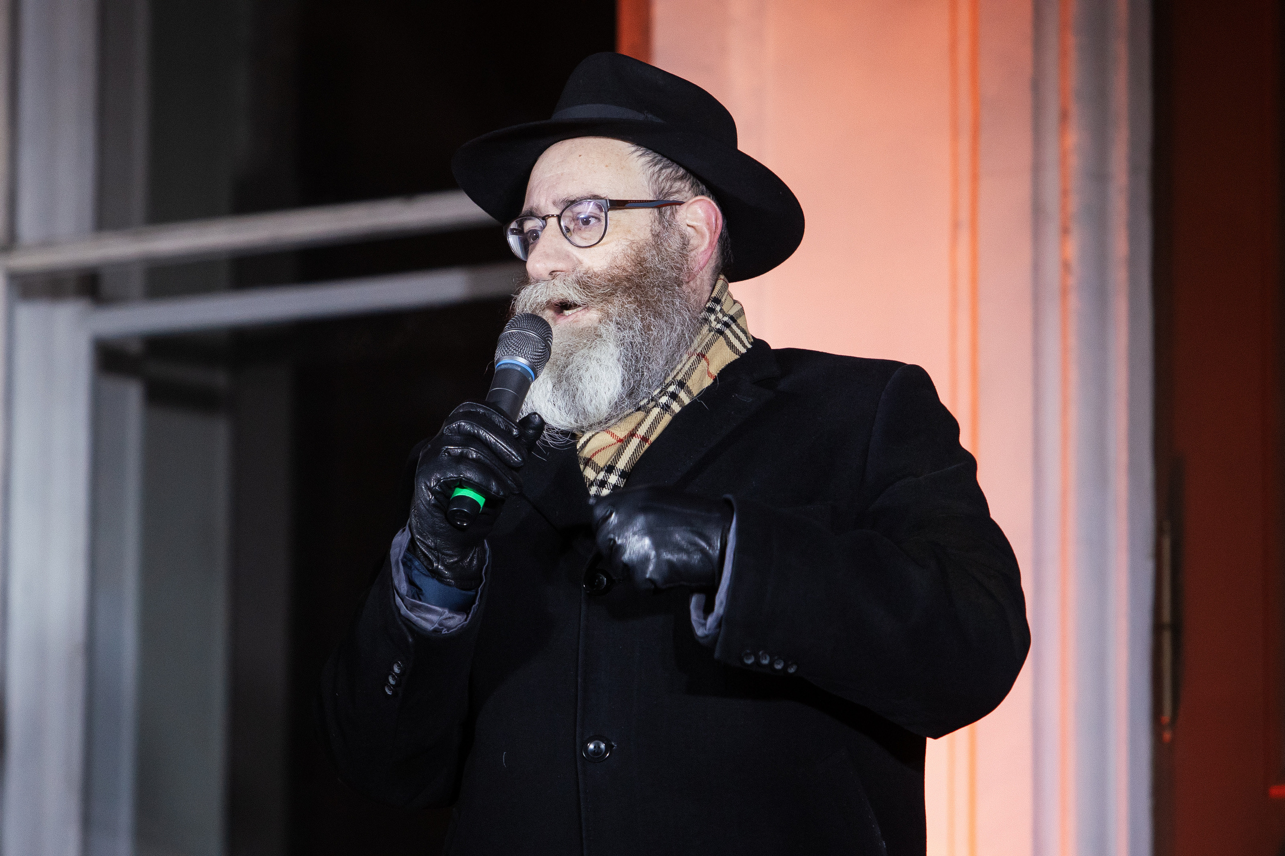 Hanukkah 5781 in Saint-Petersburg. Photographer Michael Alekseev