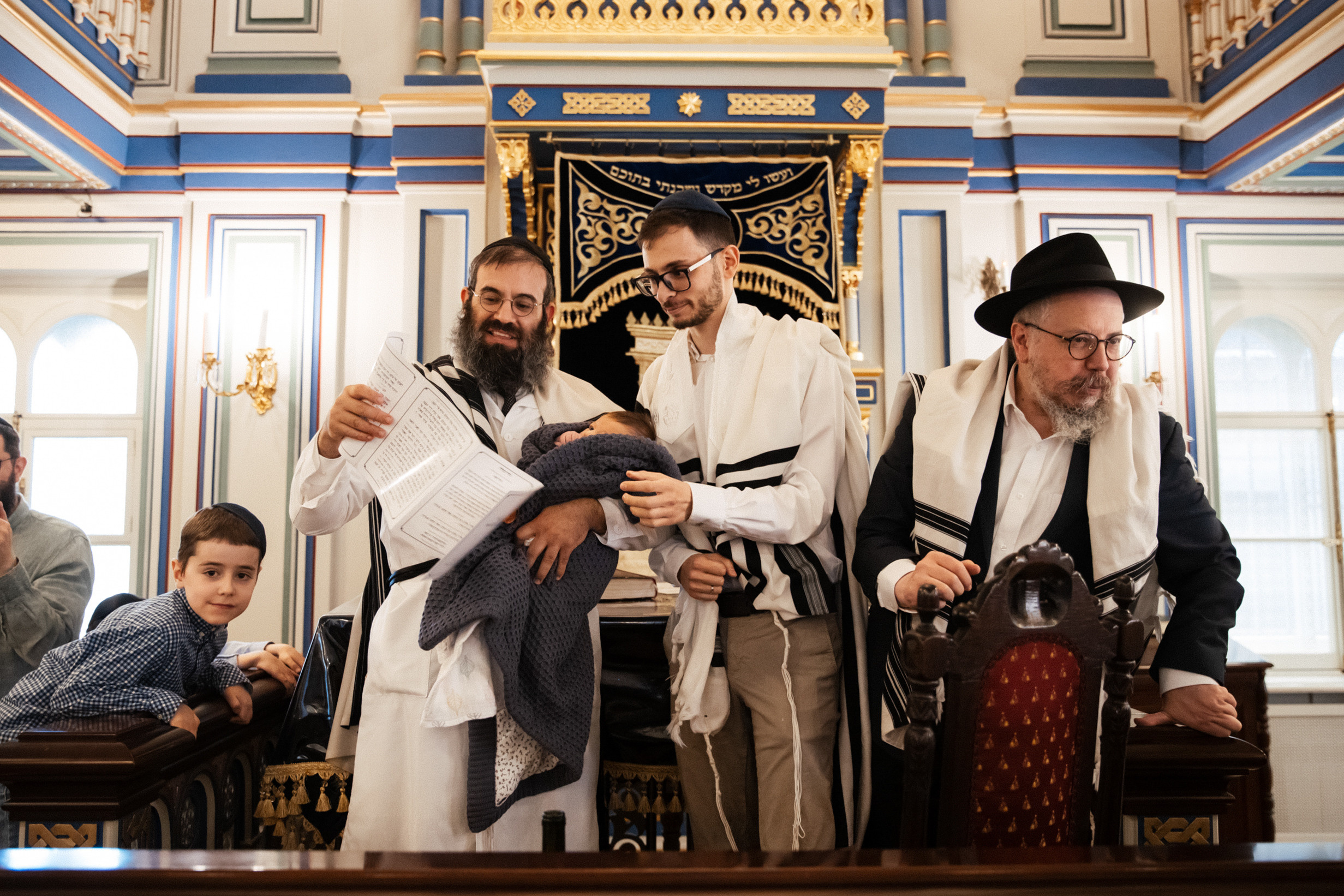 Brit Milah in Grand Choral Synagogue. Photographer Michael Alekseev