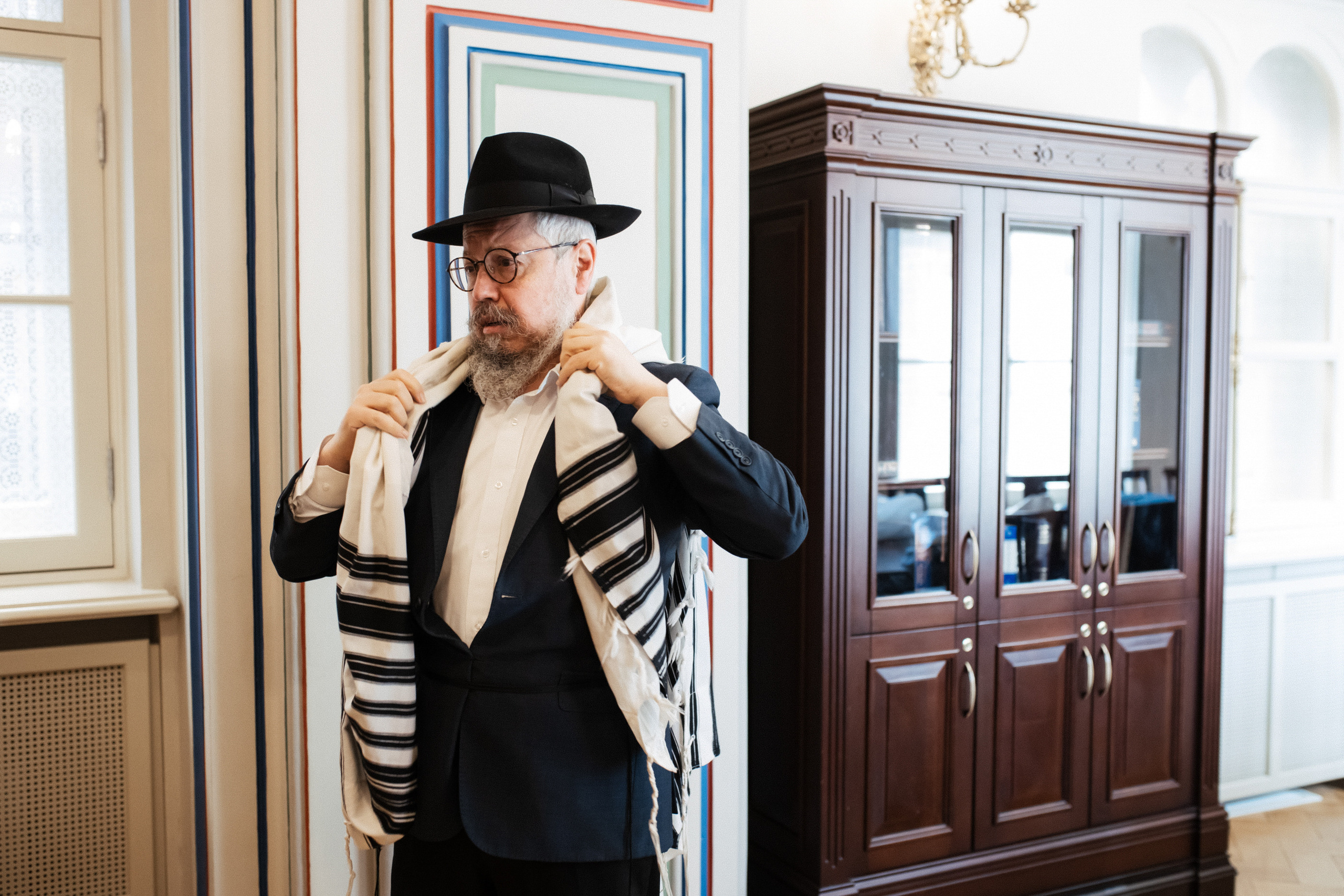 Brit Milah in Grand Choral Synagogue. Photographer Michael Alekseev