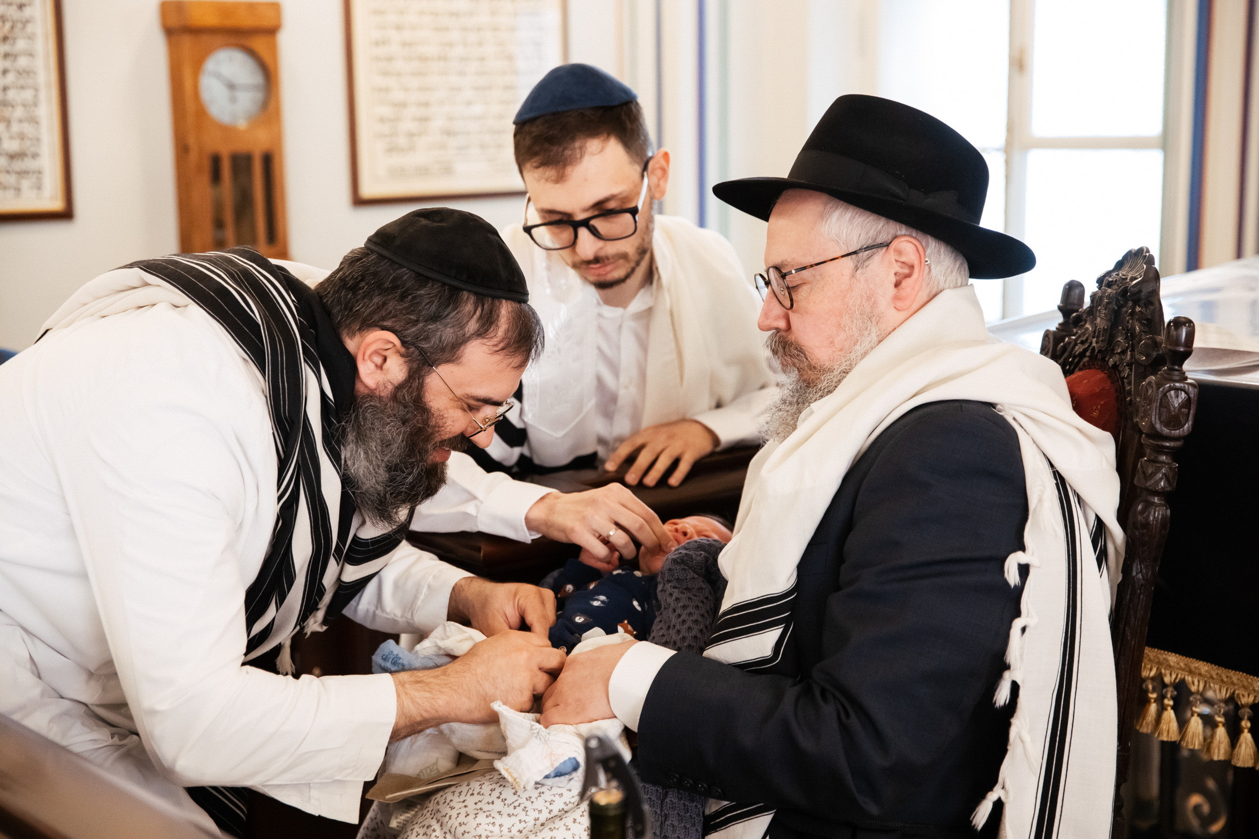 Brit Milah in Grand Choral Synagogue. Photographer Michael Alekseev