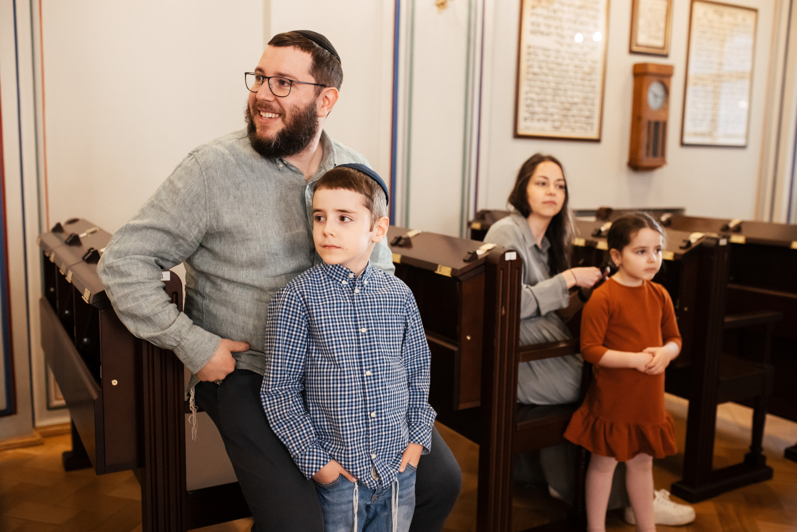 Brit Milah in Grand Choral Synagogue. Photographer Michael Alekseev