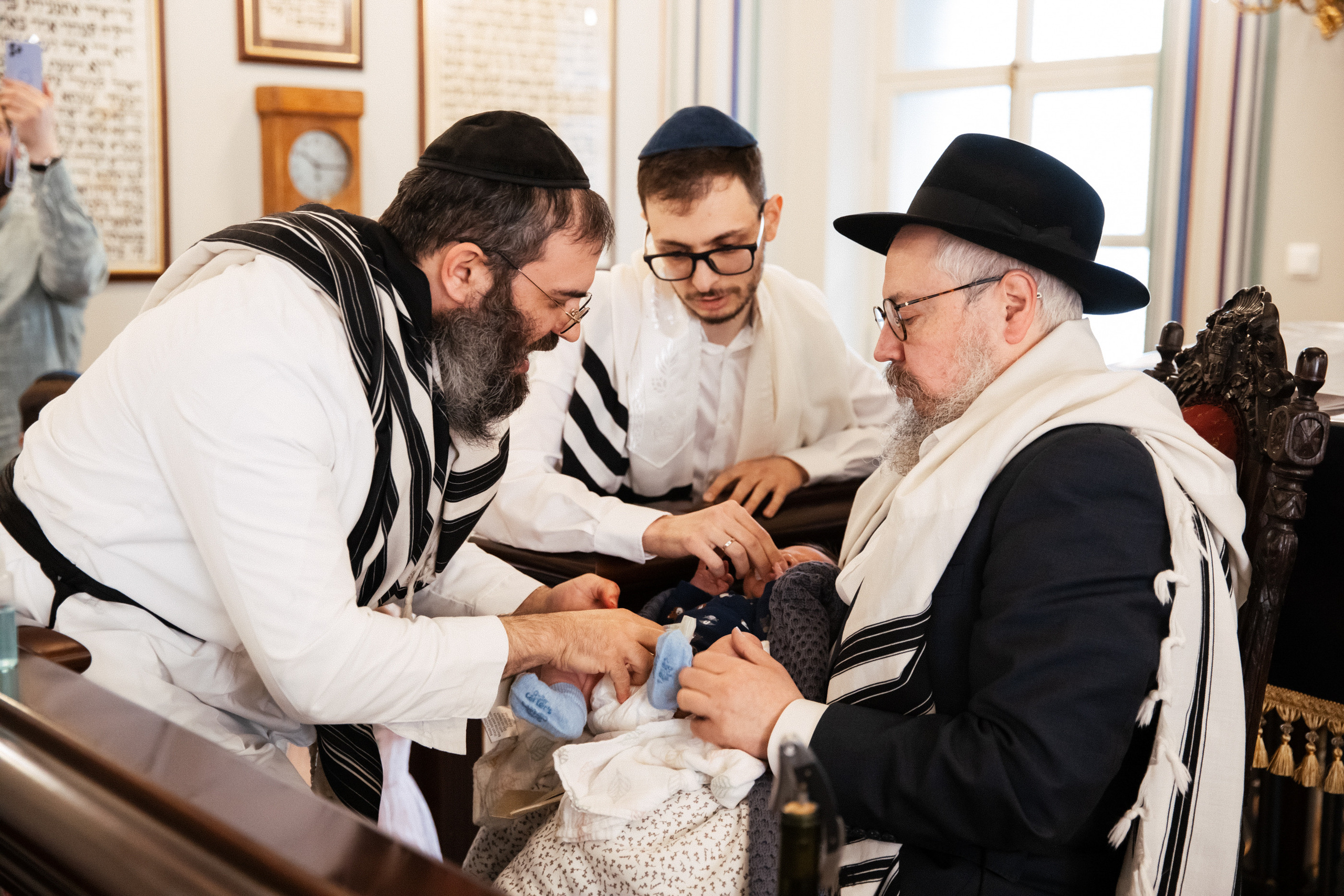 Brit Milah in Grand Choral Synagogue. Photographer Michael Alekseev