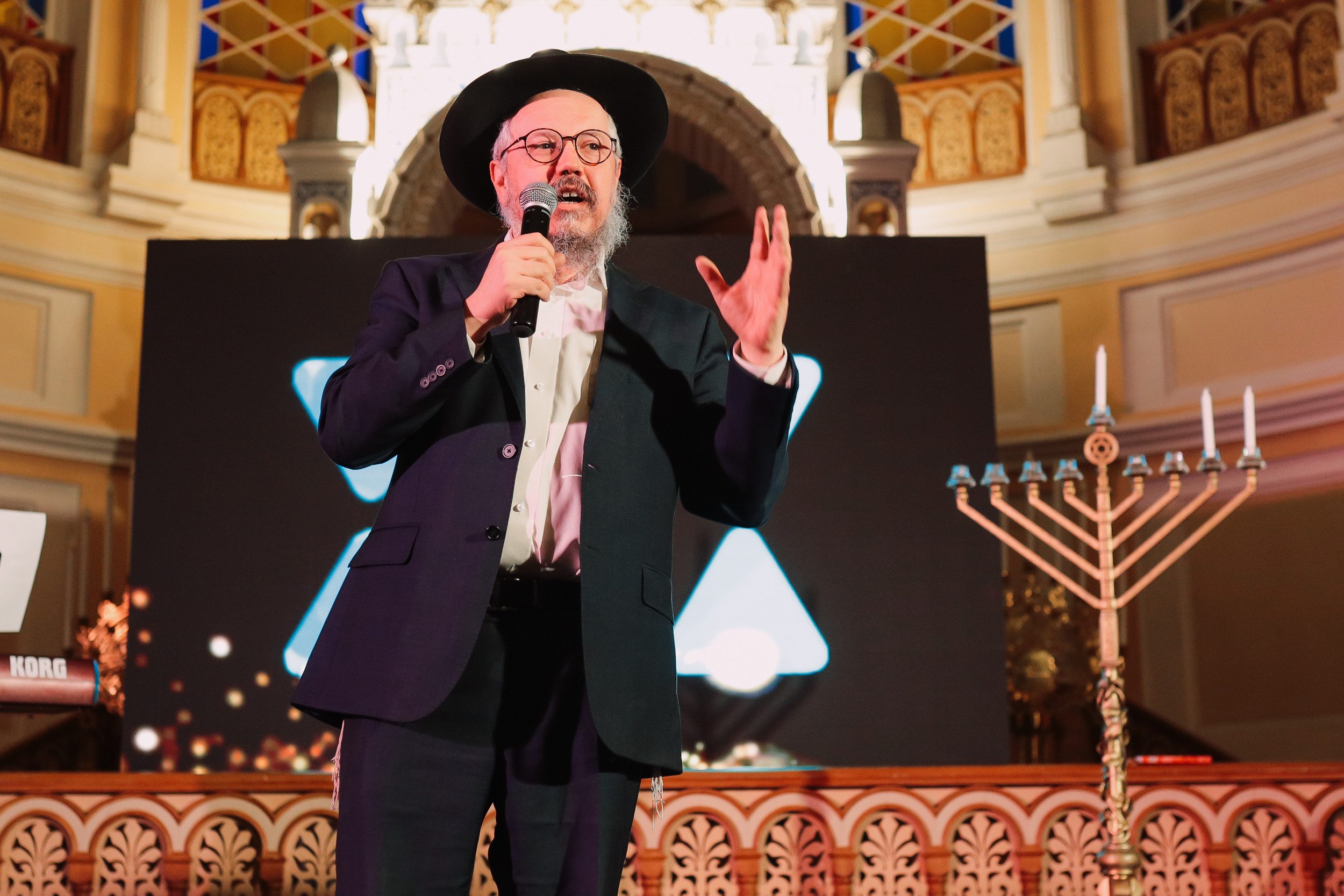 Hanukkah 5780. Photographer Michael Alekseev