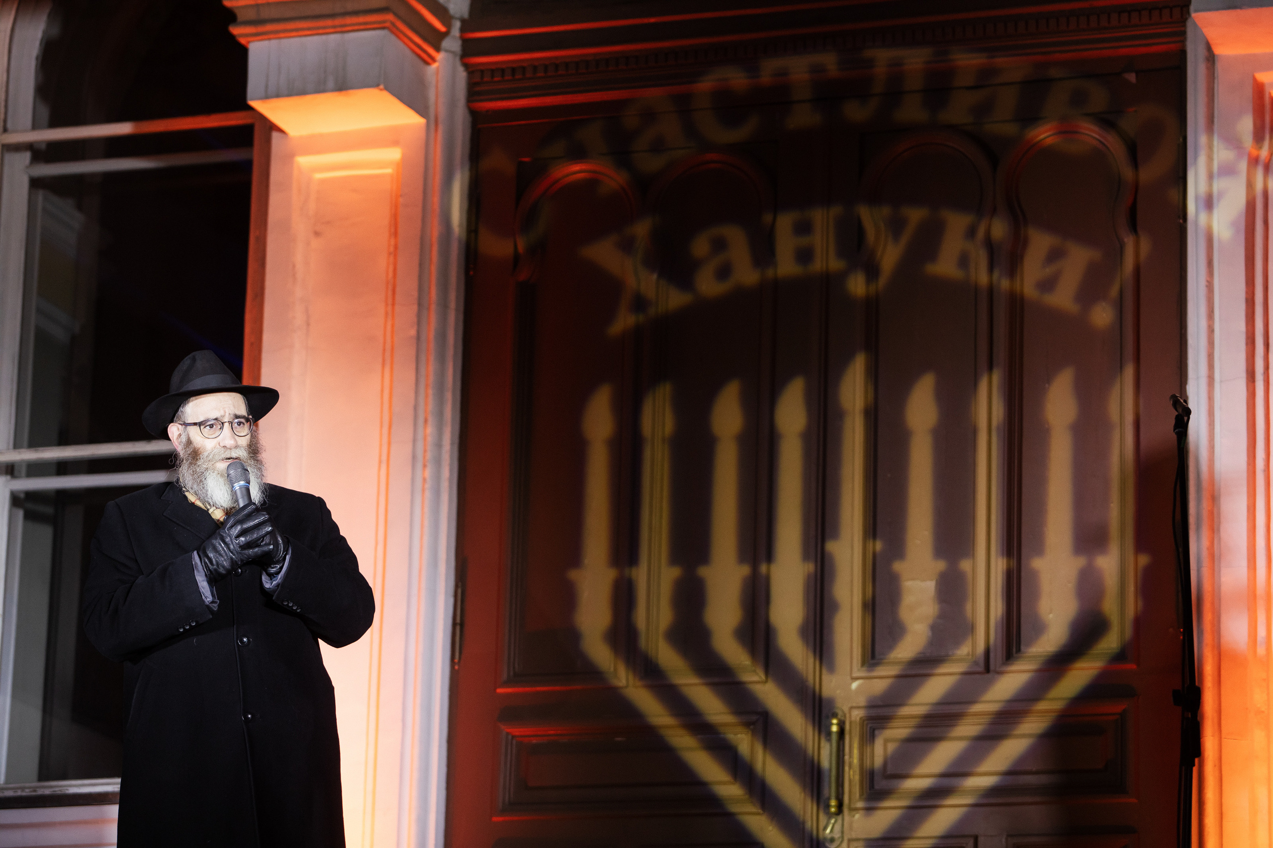 Hanukkah 5781 in Saint-Petersburg. Photographer Michael Alekseev