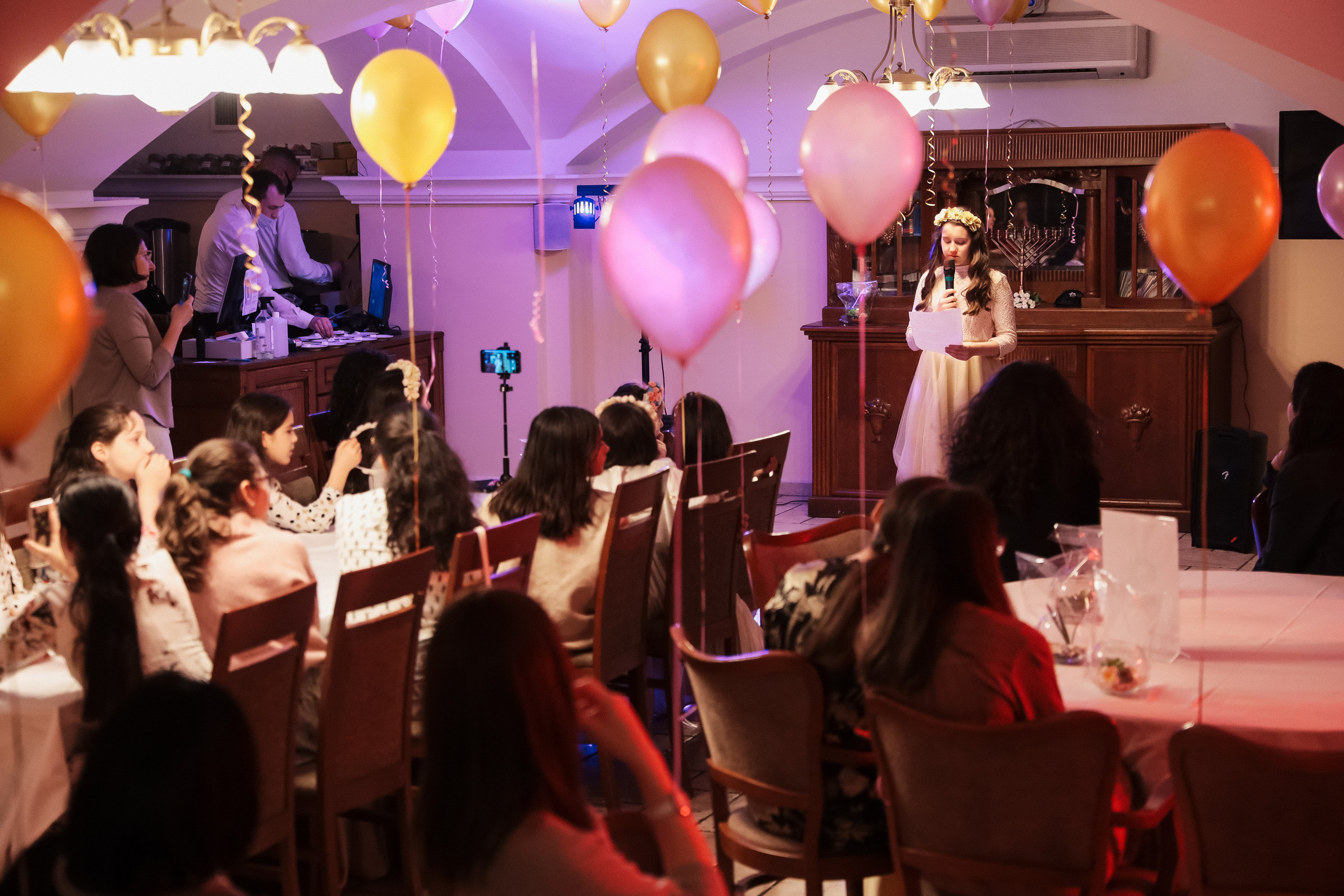 Bat Mitzvah. Photographer Michael Alekseev