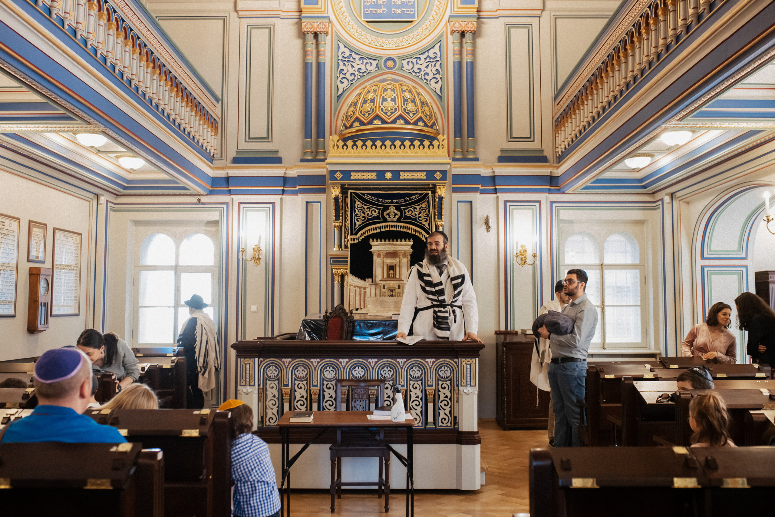 Brit Milah in Grand Choral Synagogue. Photographer Michael Alekseev