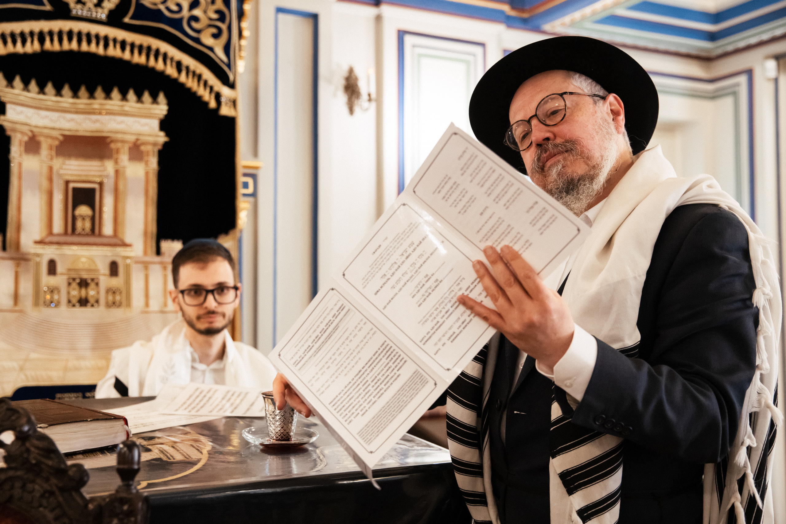 Brit Milah in Grand Choral Synagogue. Photographer Michael Alekseev