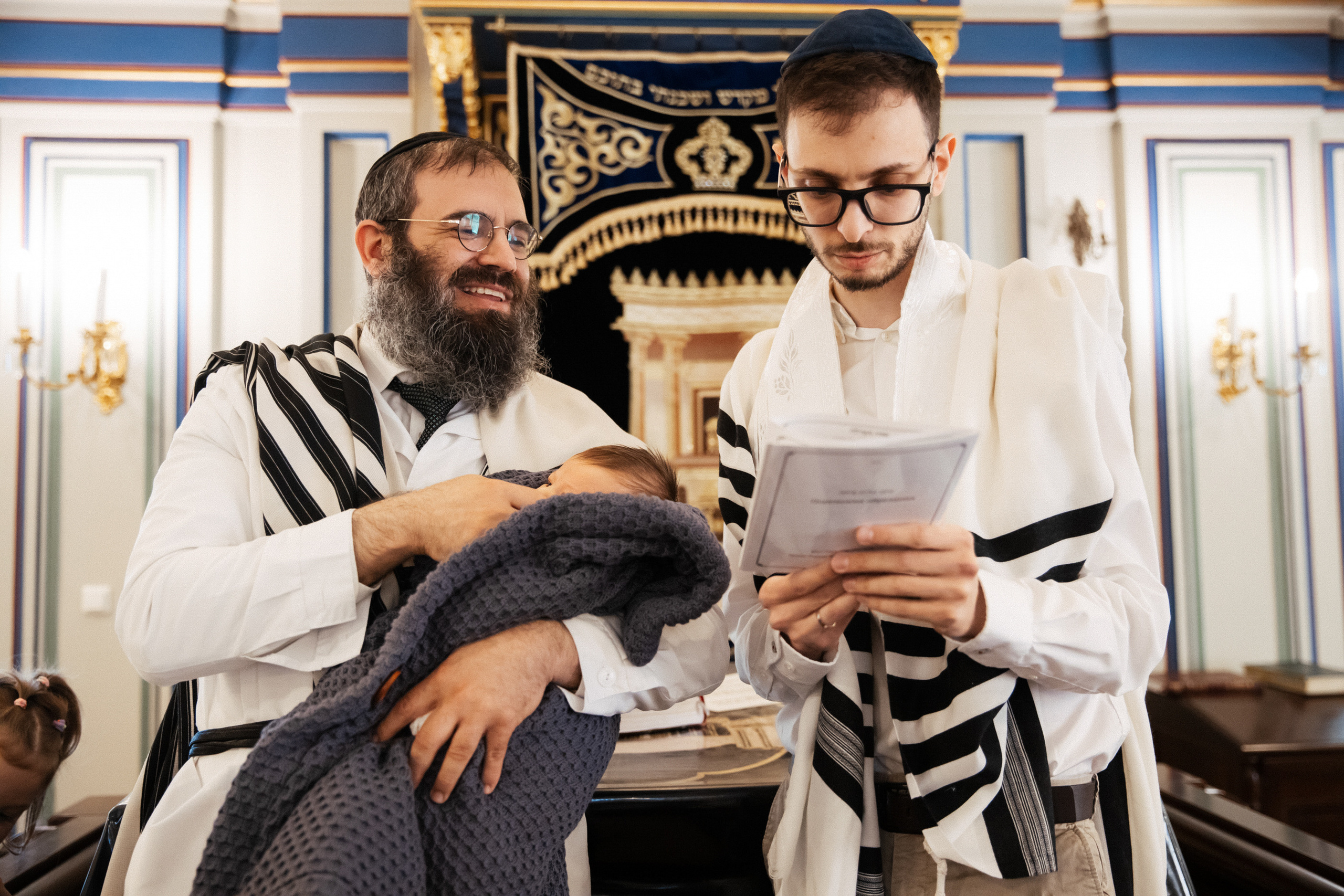 Brit Milah in Grand Choral Synagogue. Photographer Michael Alekseev
