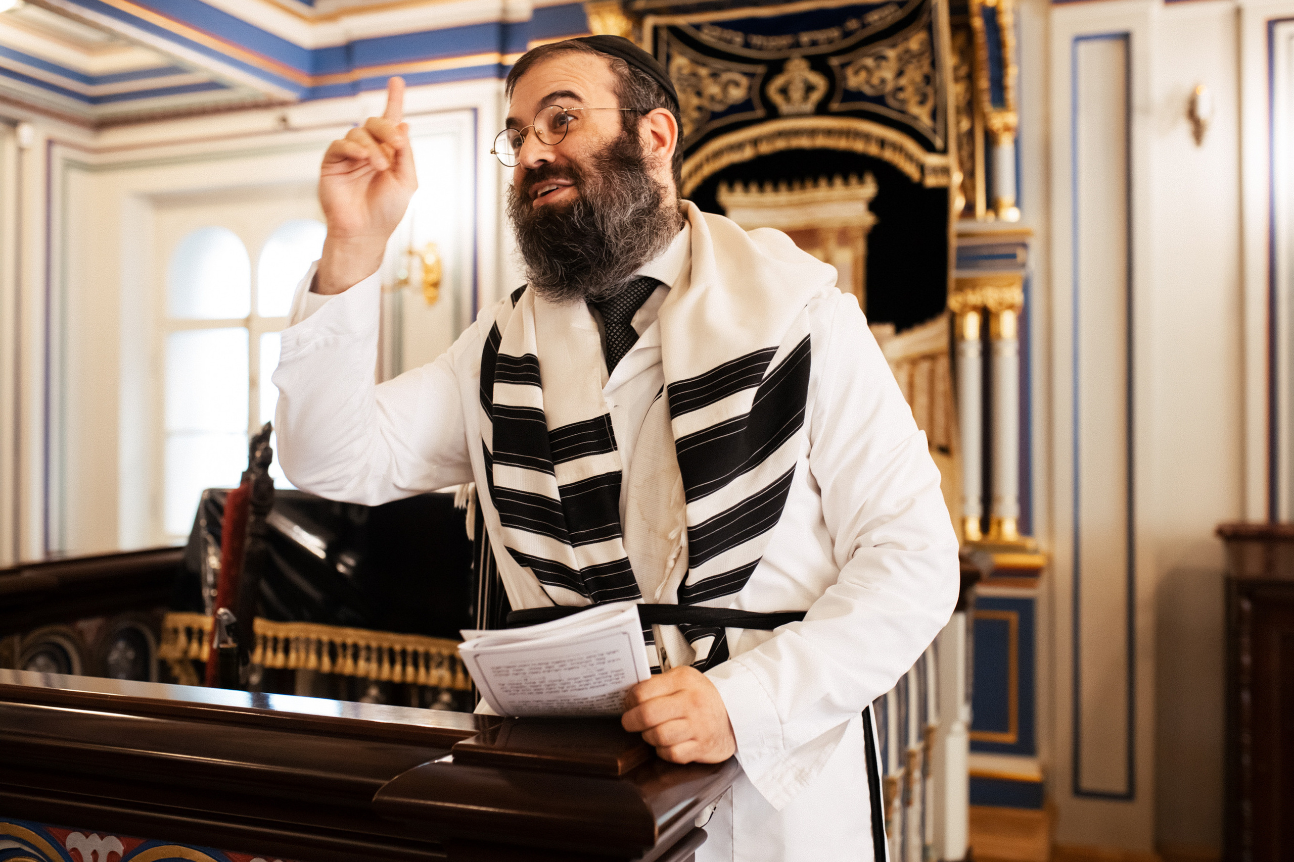Brit Milah in Grand Choral Synagogue. Photographer Michael Alekseev