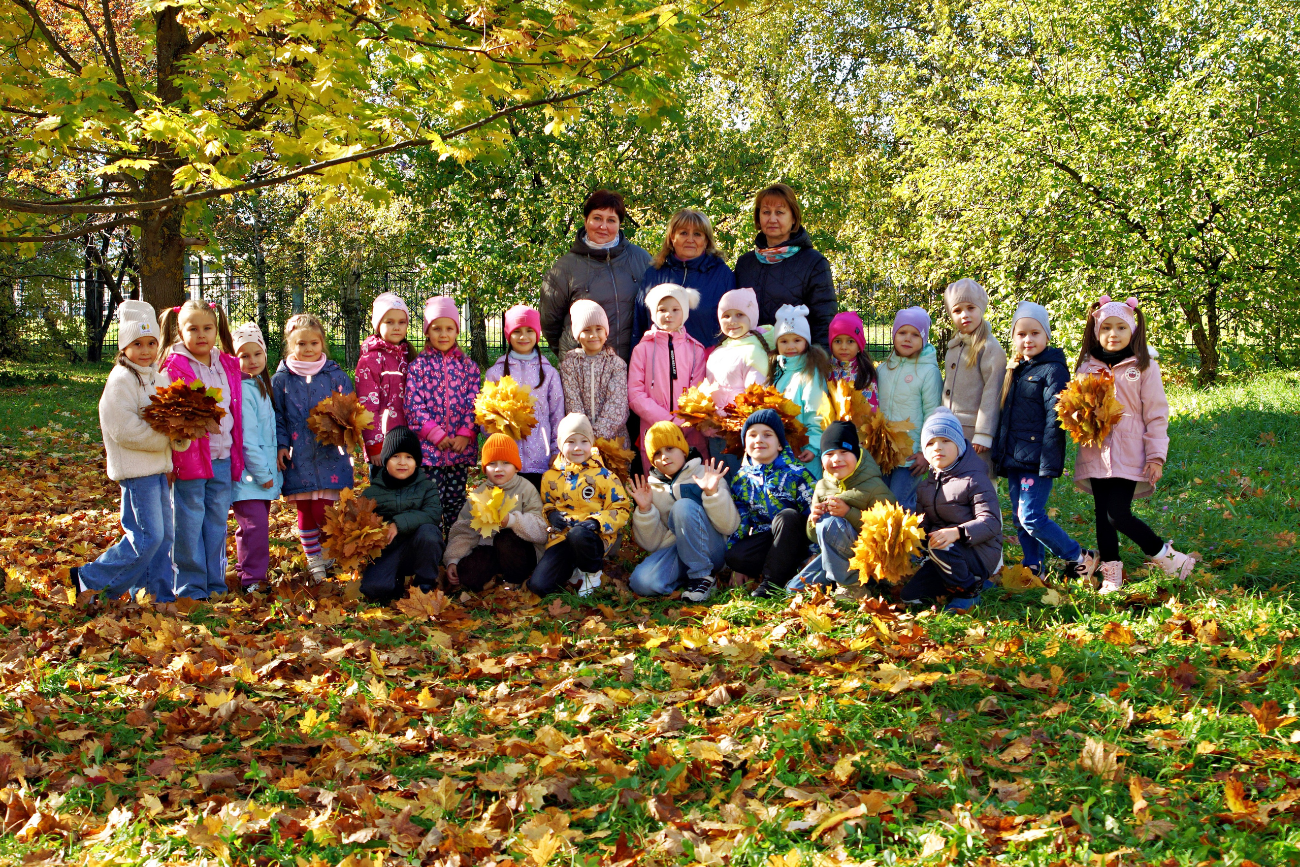 Осенняя фотосессия в детском саду г. Йошкар-Ола