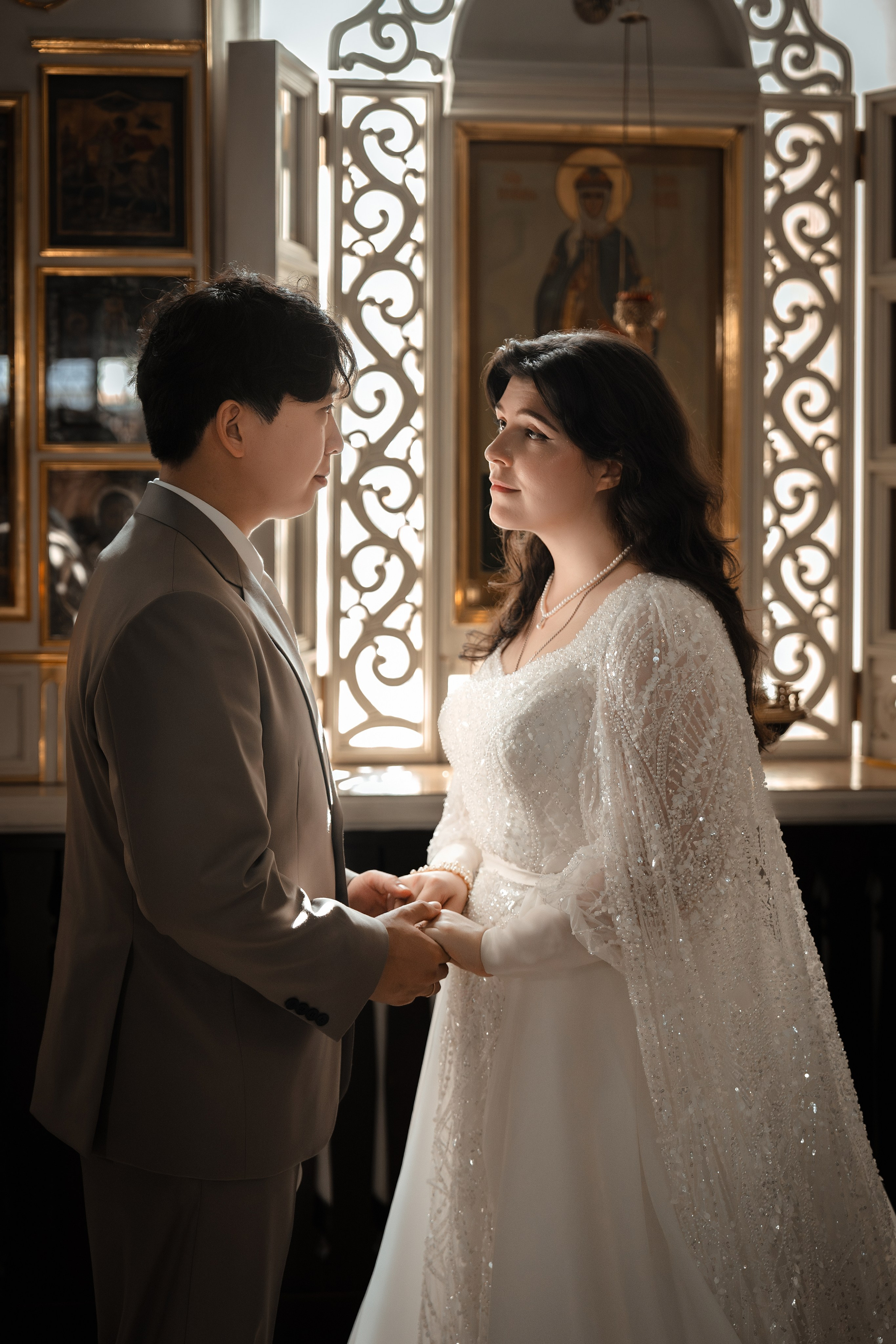 Венчание Марии и Ивана. Фото- и видеосъёмка крещения и венчания. Фотограф на крещение Москва