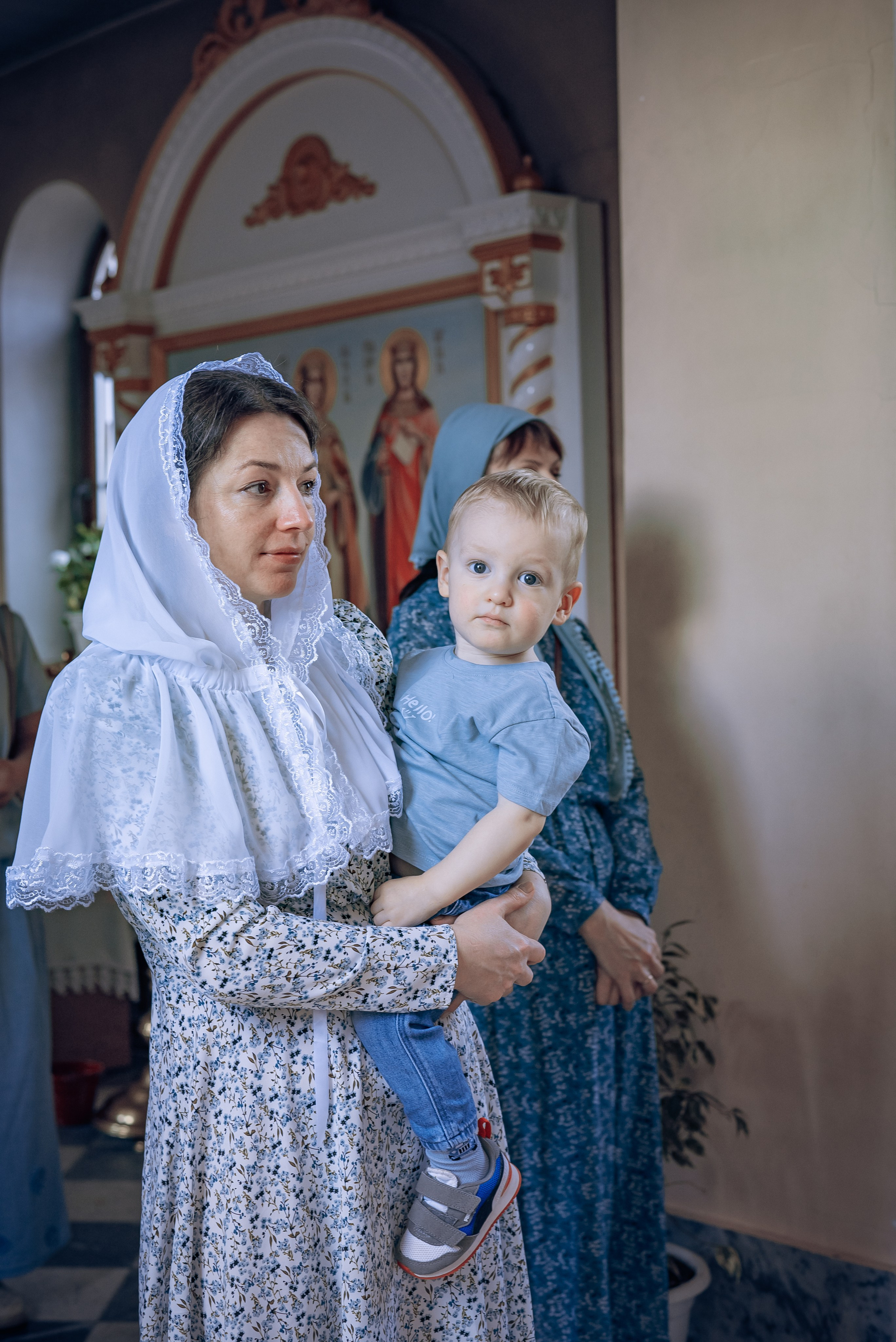 Воскресная служба в Рождественско-Николаевском храме. Фотографы крещения/венчания  Красноярск Татьяна и Вячеслав Переваловы