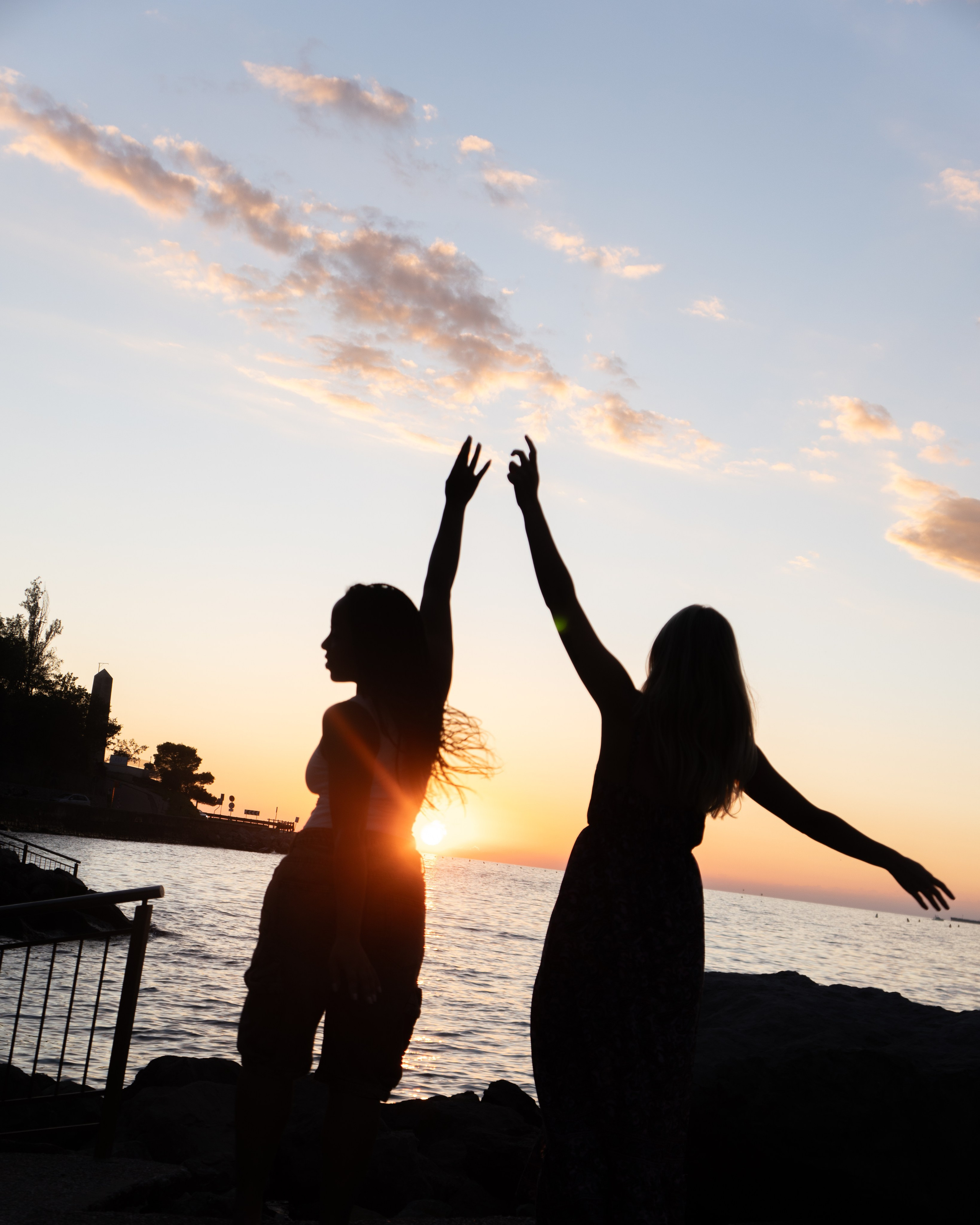 Photoshooting al mare, 2 amiche 