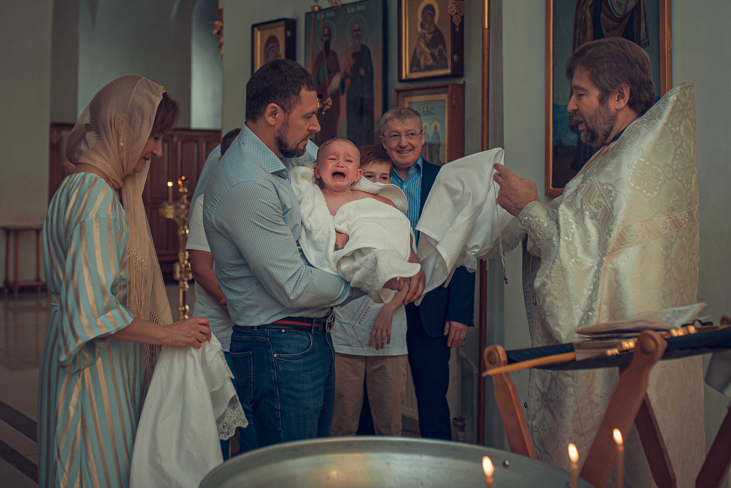 Таинство Крещения. Юра. Фотографии. Фотограф Стеценко Наталия. Одинцово, Москва, Московская область