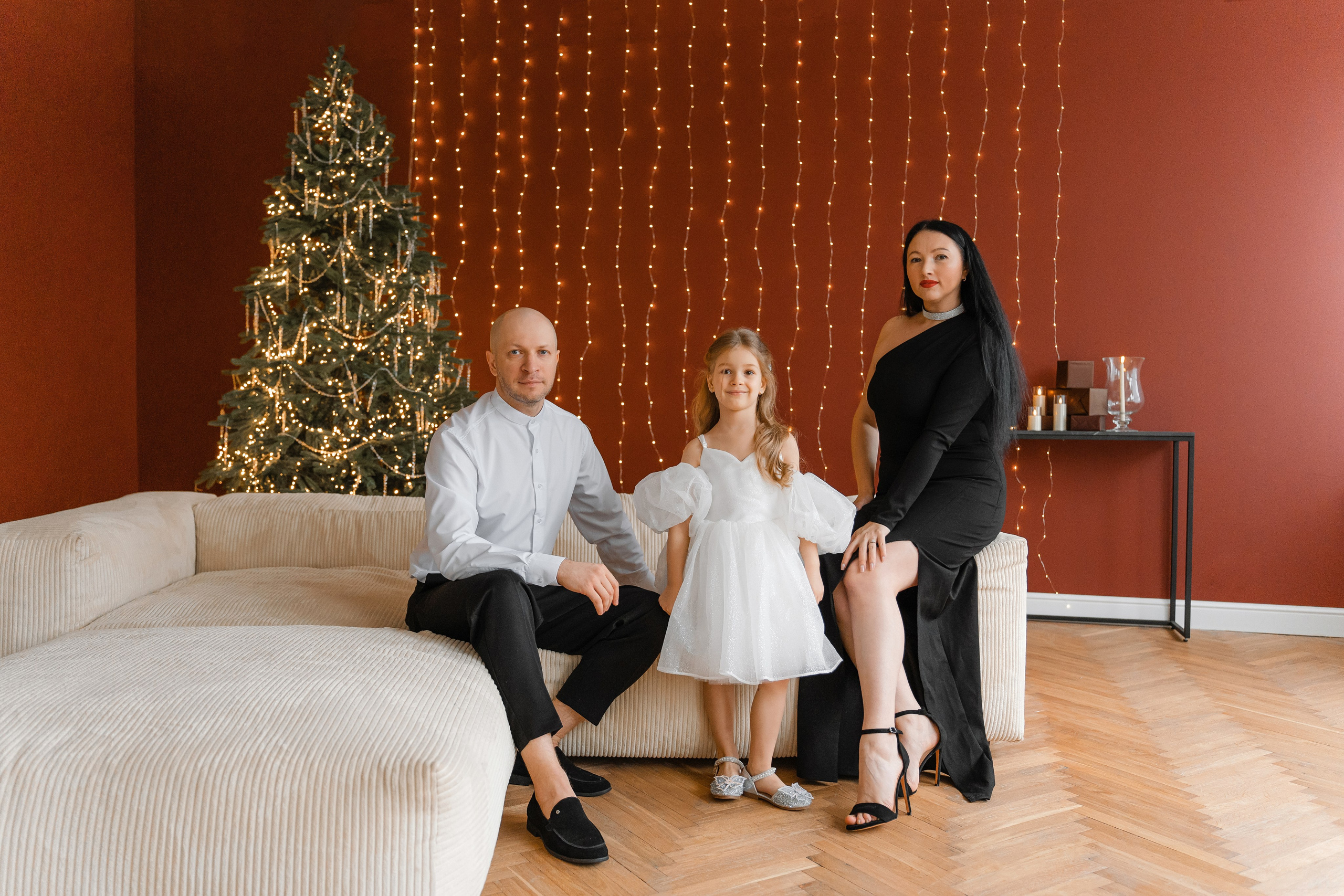 Семейная фотосессия в студии. Семейный и детский фотограф в Обнинске, Калуге, Москве