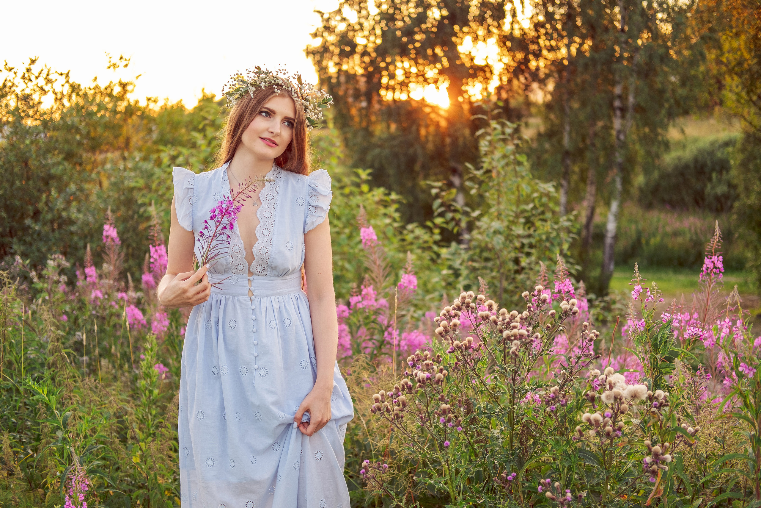 Уличная женская фотосессия в Питере
