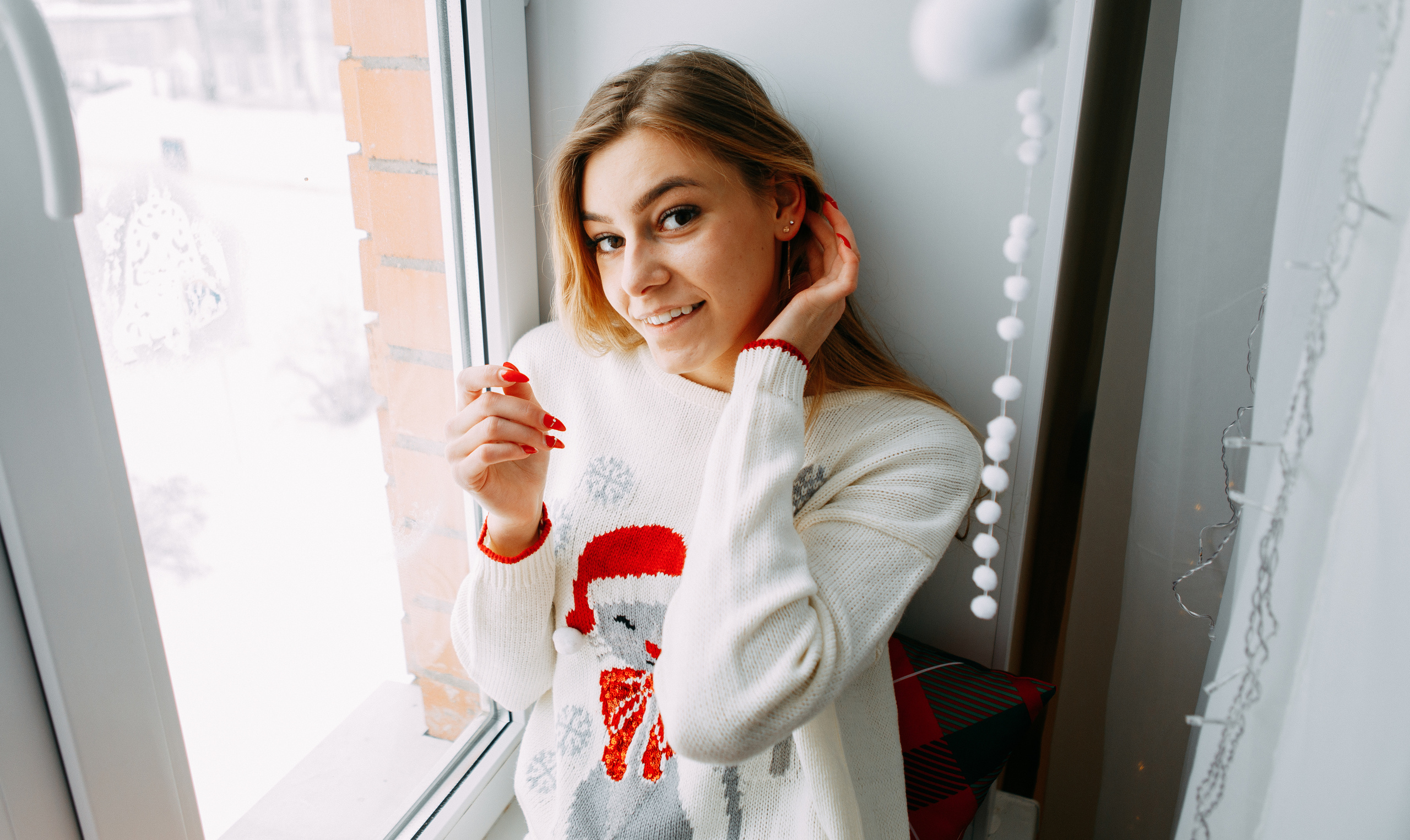 Новогодняя съемка. Фотограф г. Зубцов Елена Соколова