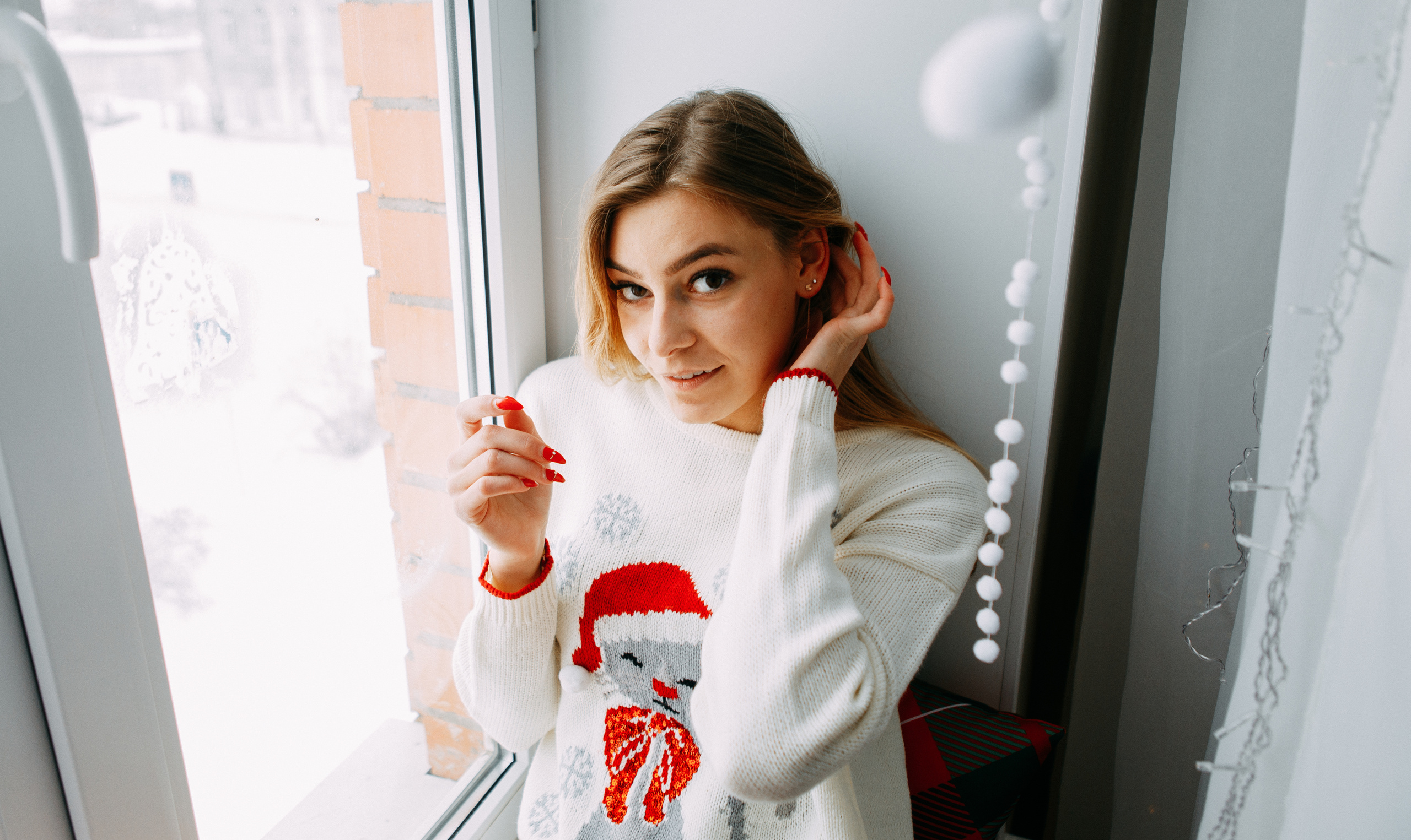 Новогодняя съемка. Фотограф г. Зубцов Елена Соколова