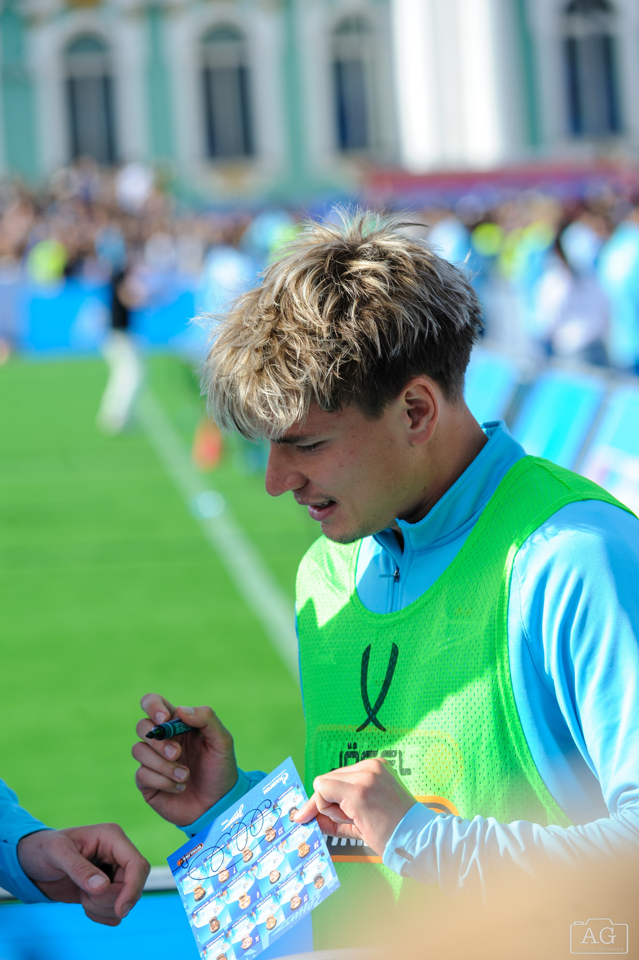 Открытая тренировка ФК «Зенит». Алексей Горчаков. Фотограф на ваш праздник