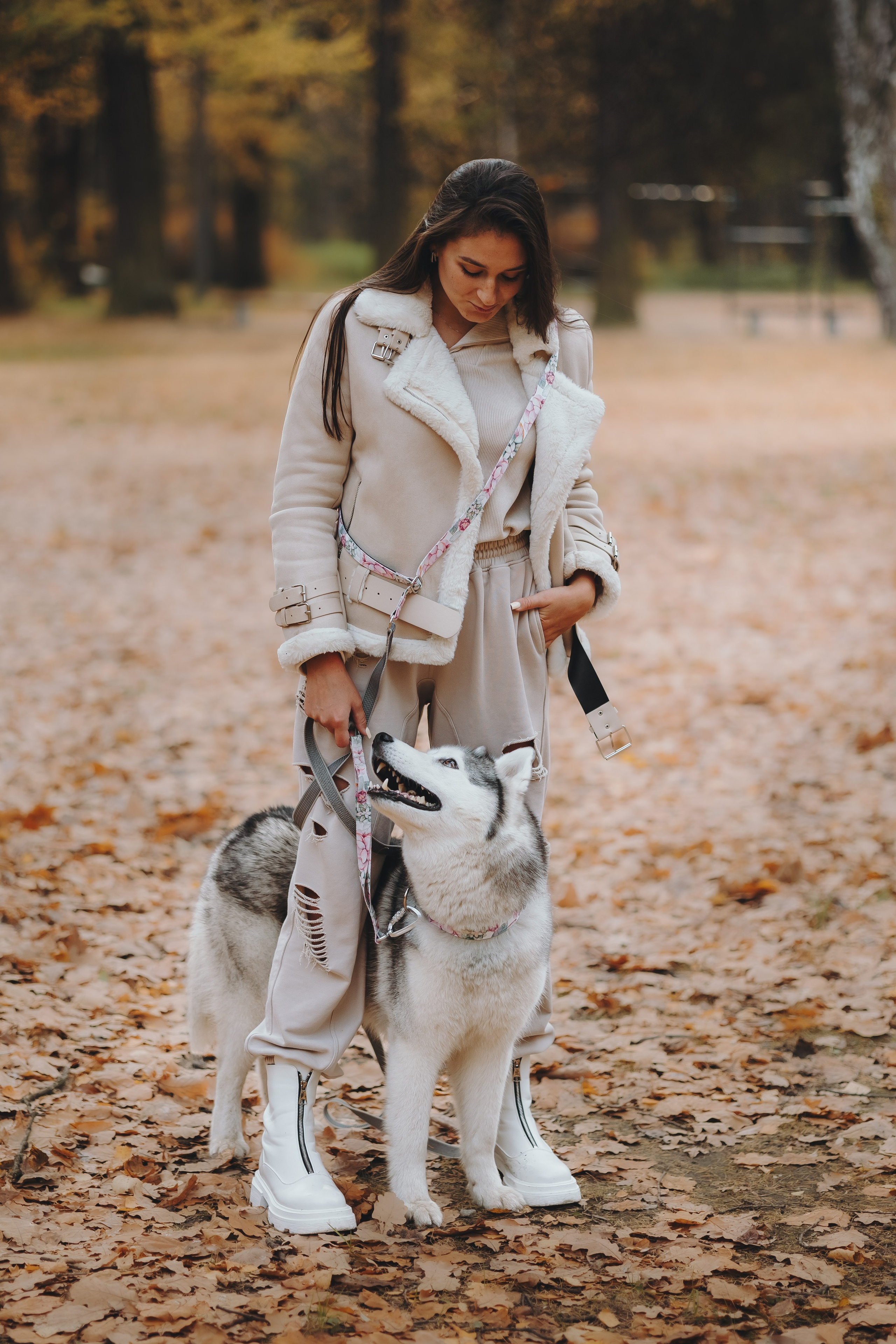 Настя и Айс. Фотограф-анималист в Санкт-Петербурге Алина Яхонт