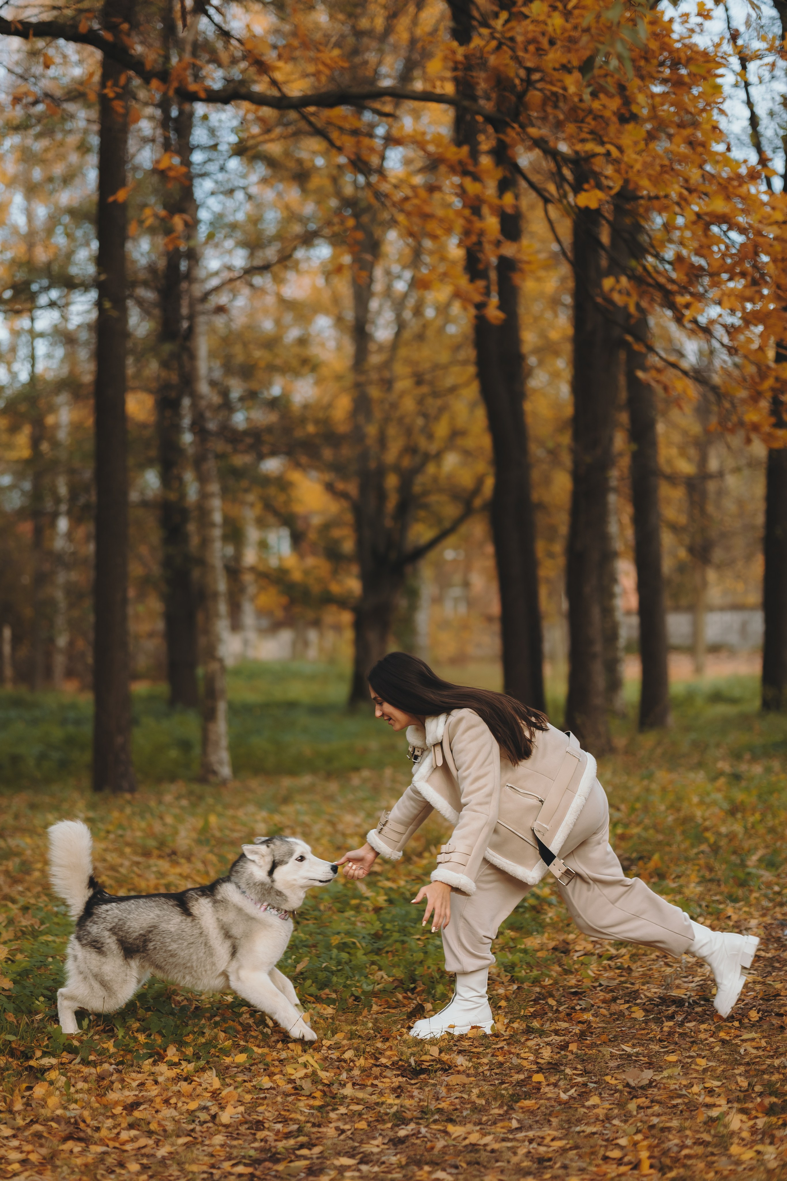 Настя и Айс. Фотограф-анималист в Санкт-Петербурге Алина Яхонт