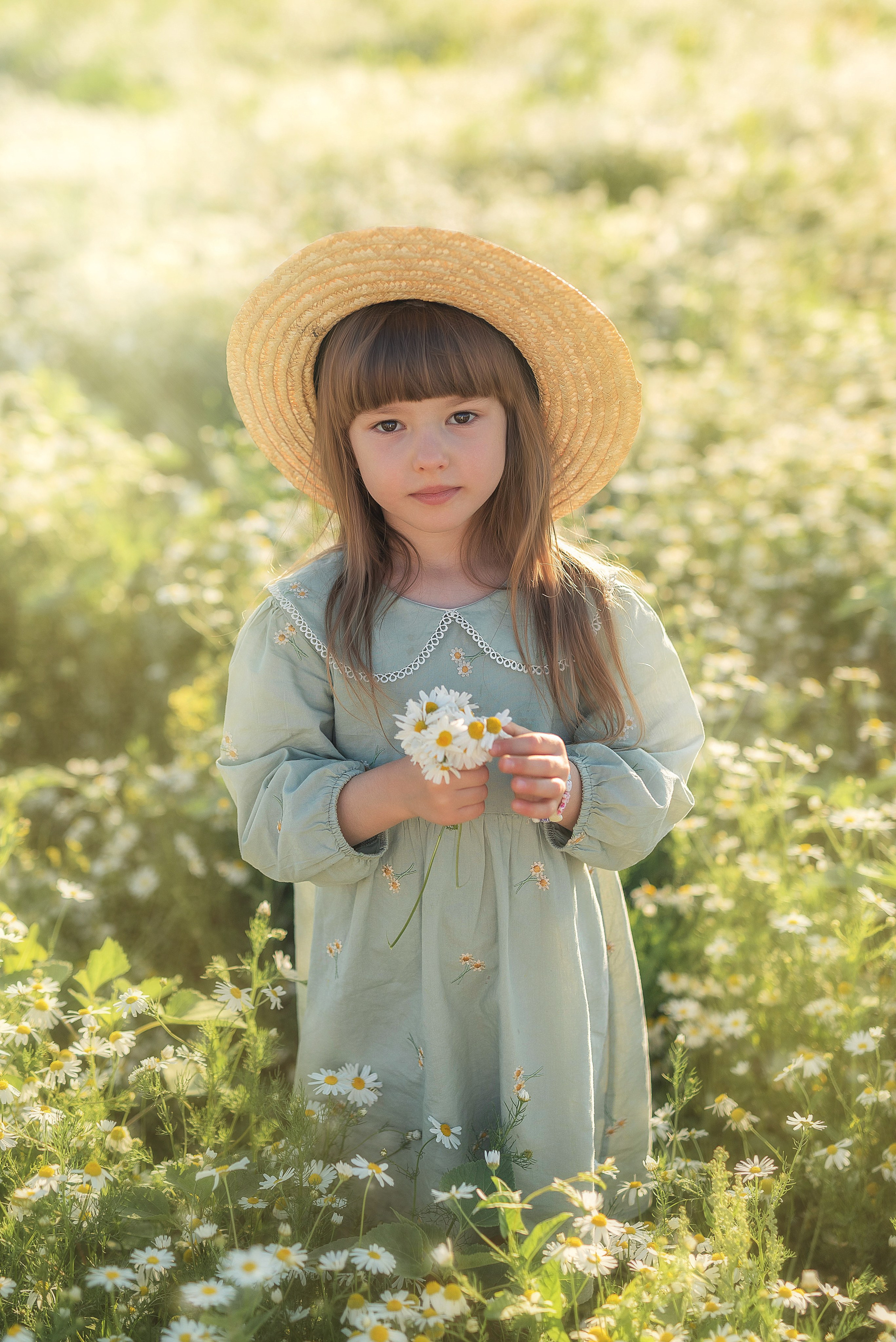 Фотосессия в ромашковом поле. Семейный, детский фотограф в Воронеже Анна Никитина