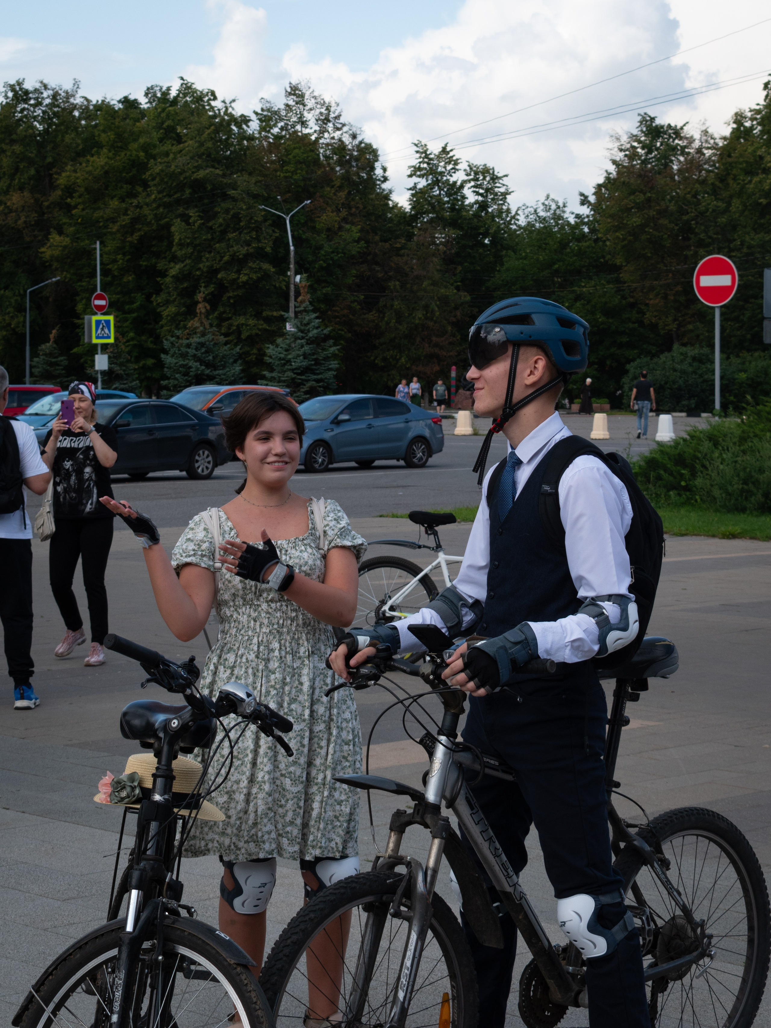 «Леди на велосипеде» — велопробег по г. Жуковскому 2025. Репортажный фотограф Сыбер Мартти