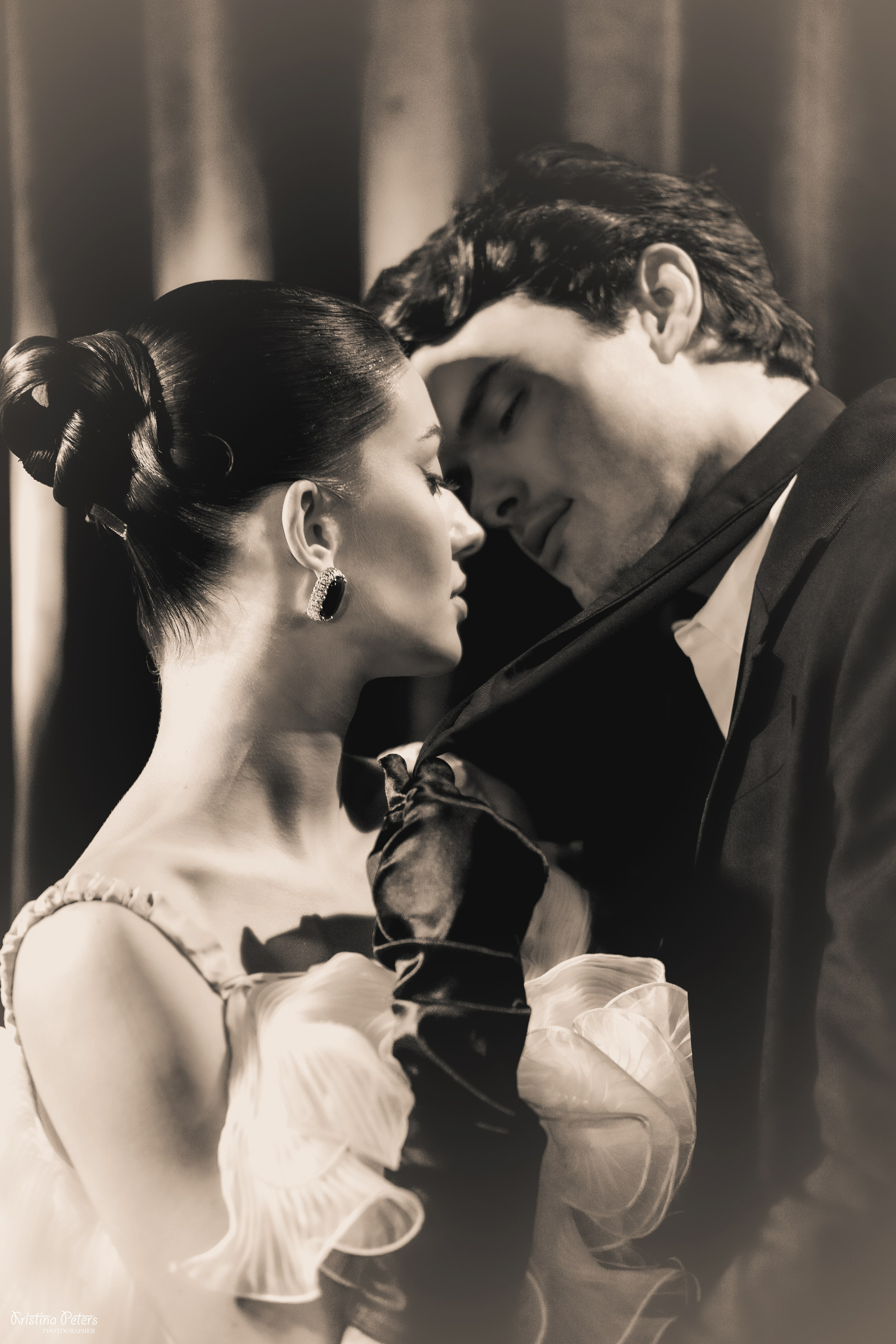 Ретро свадьба черно-белое