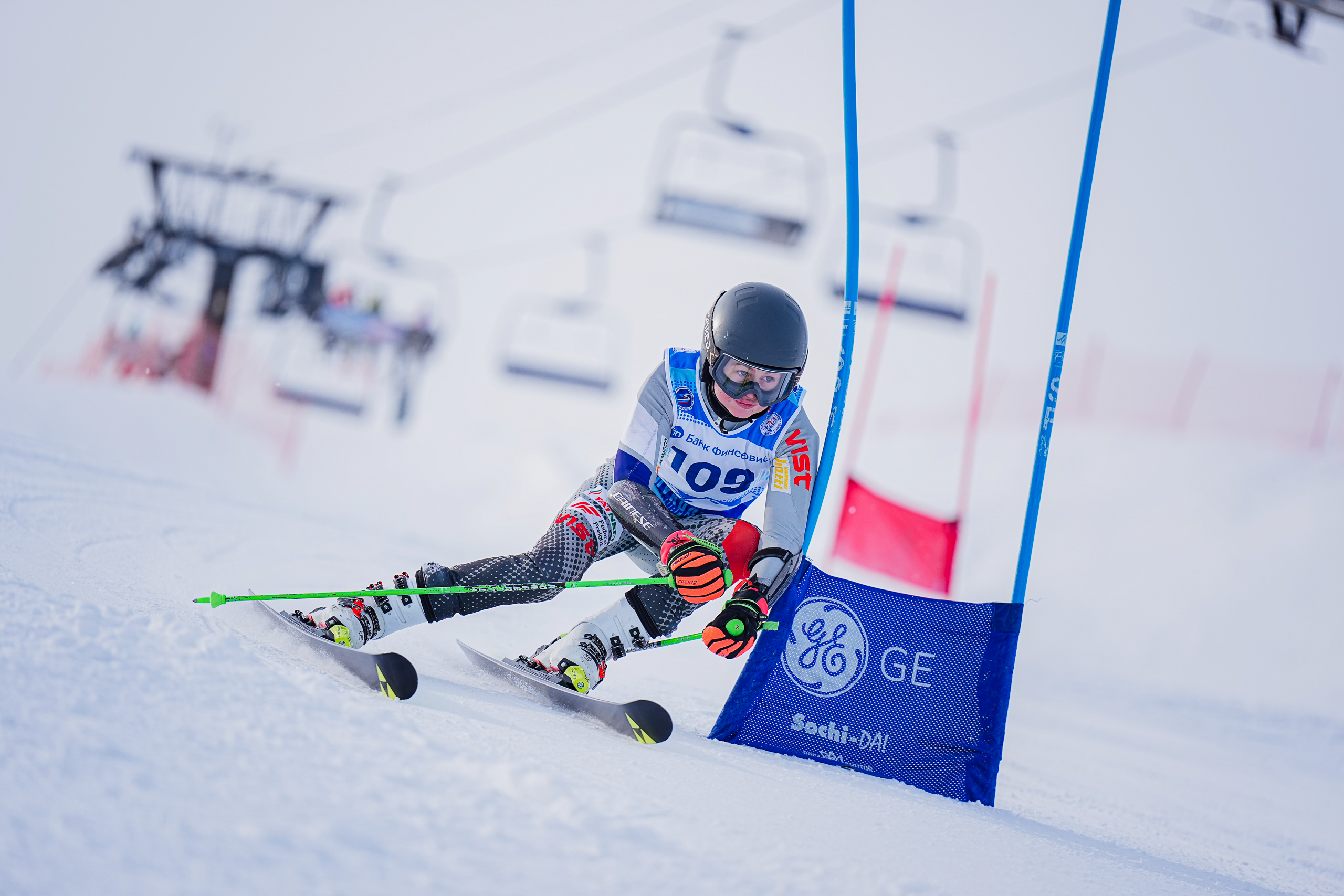 GS (Giant Slalom) - Слалом-гигант. Соревнования по горнолыжному спорту. Московская область, Шуколово