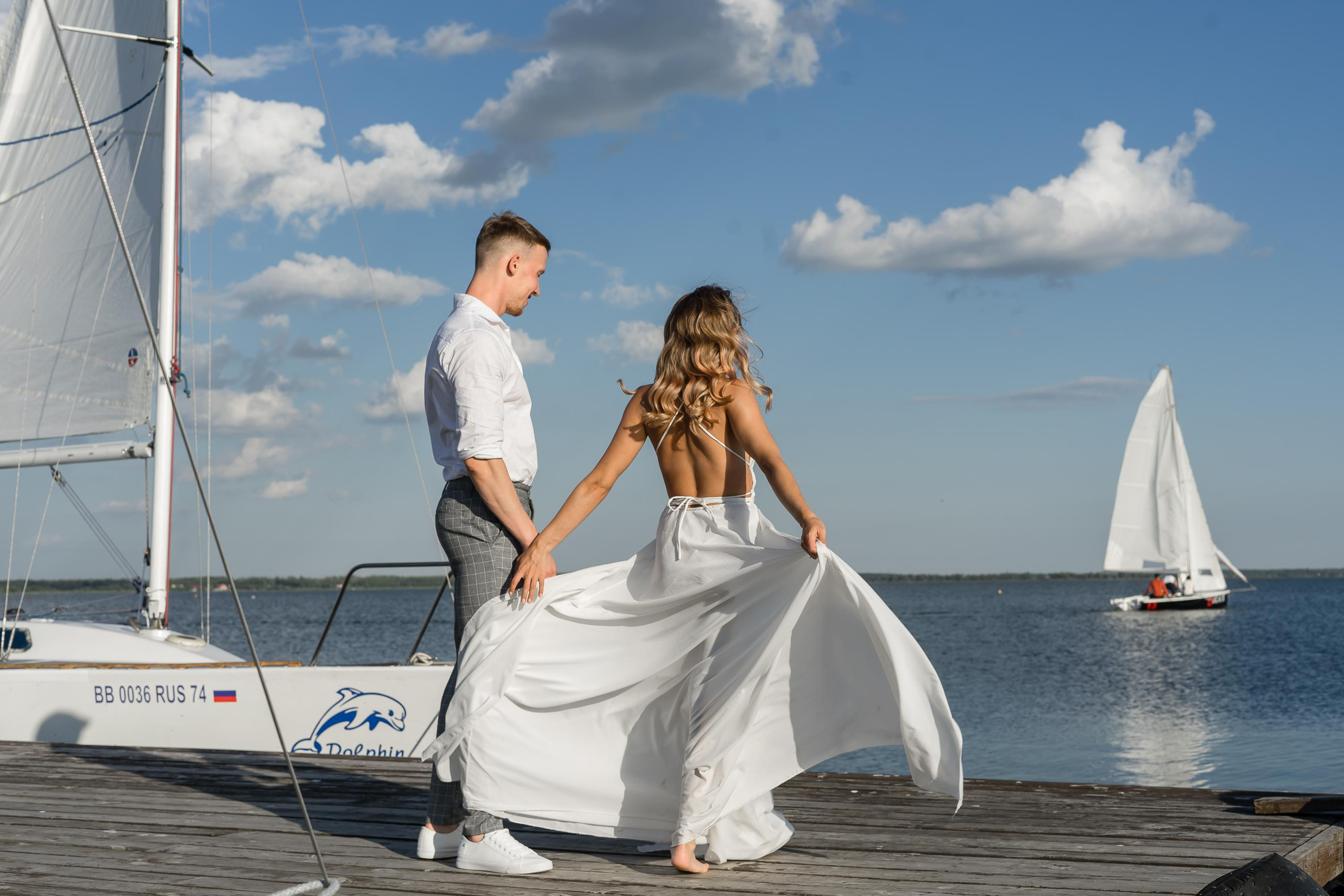 Идеи для летней свадьбы. Фотосессия на яхте. Организация свадьбы в Че. Эстетичная фото- и видеосъёмка Ирина Арсентьева. Челябинск и весь мир