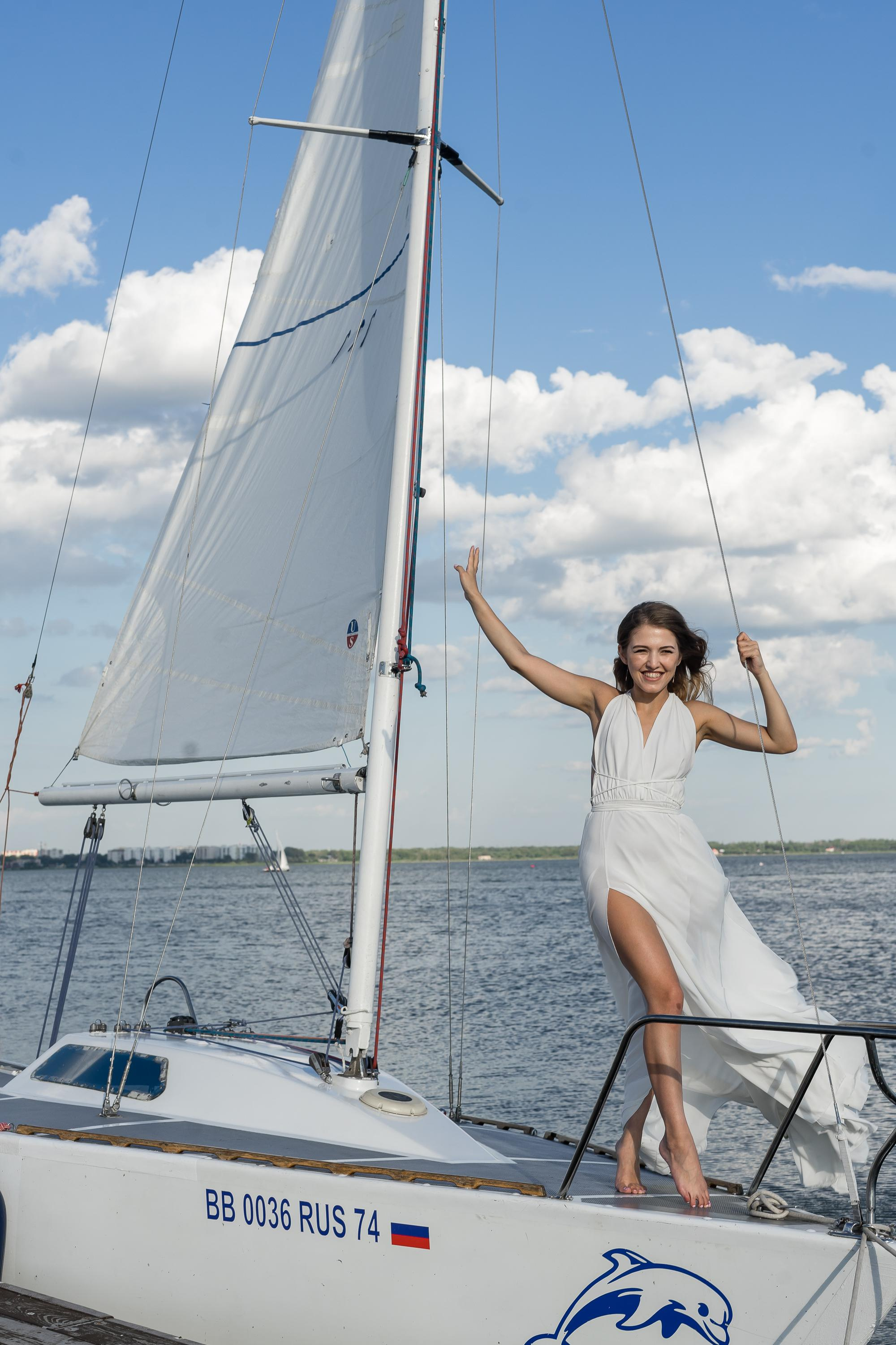 Идеи для летней свадьбы. Фотосессия на яхте. Организация свадьбы в Че. Эстетичная фото- и видеосъёмка Ирина Арсентьева. Челябинск и весь мир