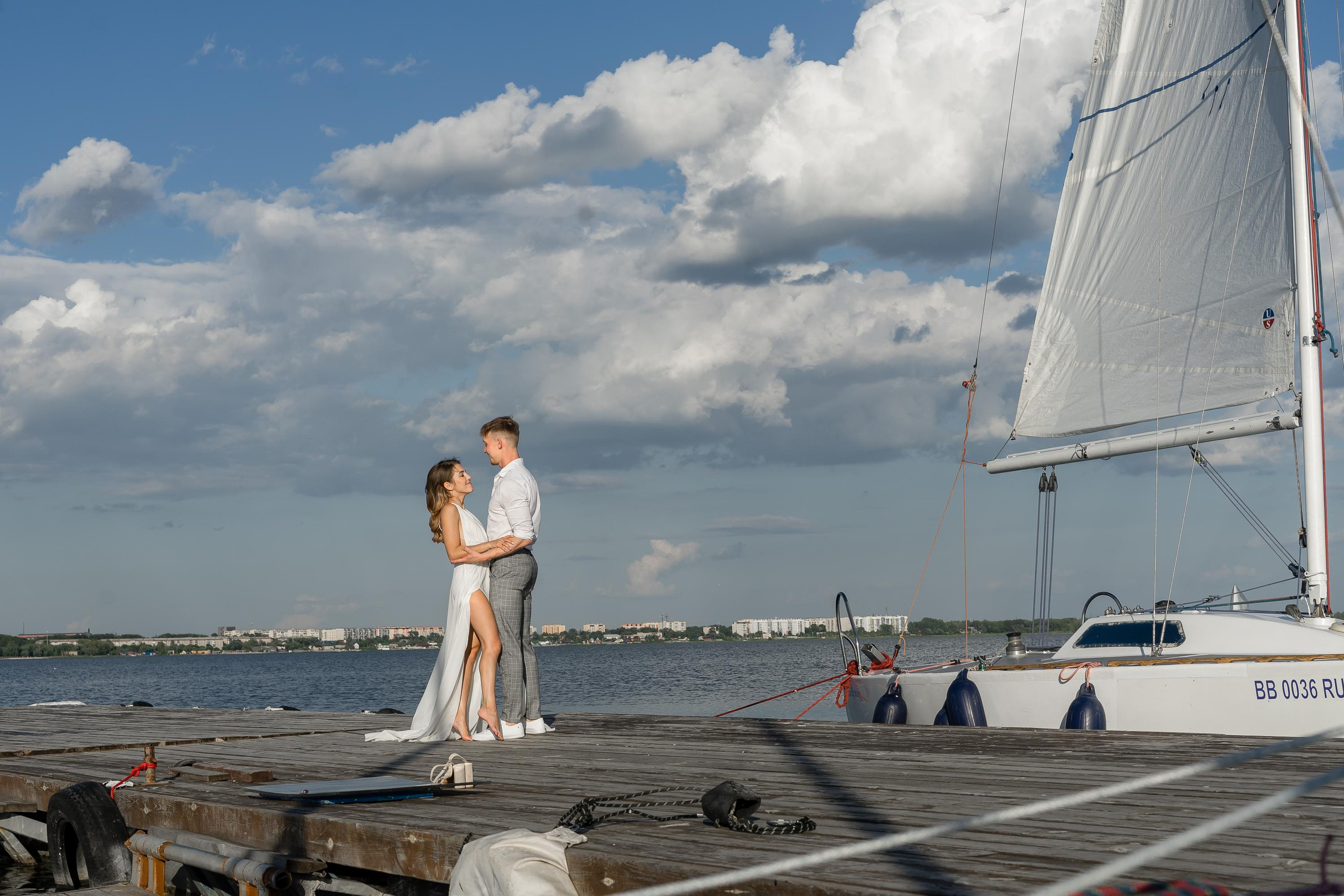 Идеи для летней свадьбы. Фотосессия на яхте. Организация свадьбы в Че. Эстетичная фото- и видеосъёмка Ирина Арсентьева. Челябинск и весь мир
