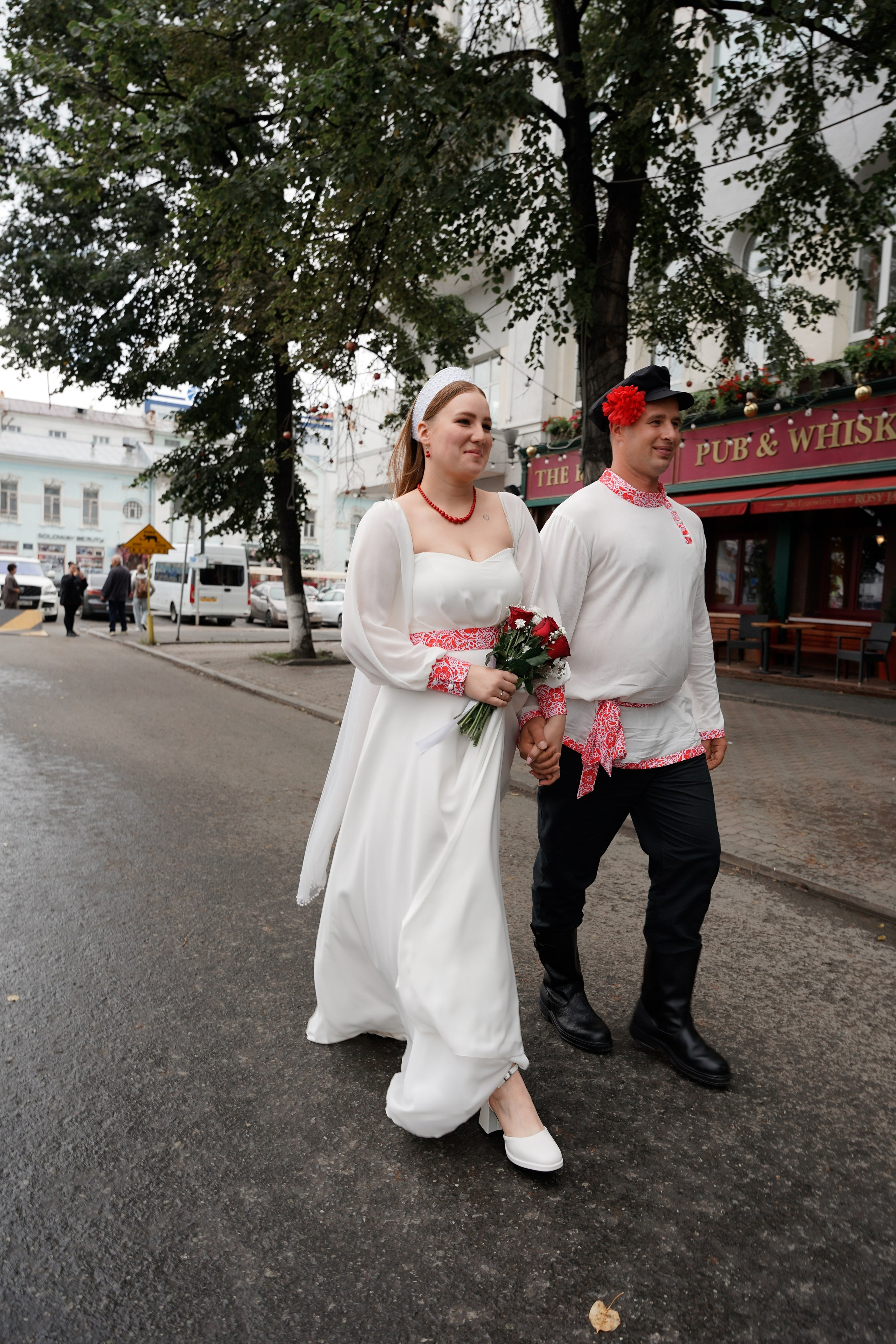 Свадебная фотосессия в русском стиле