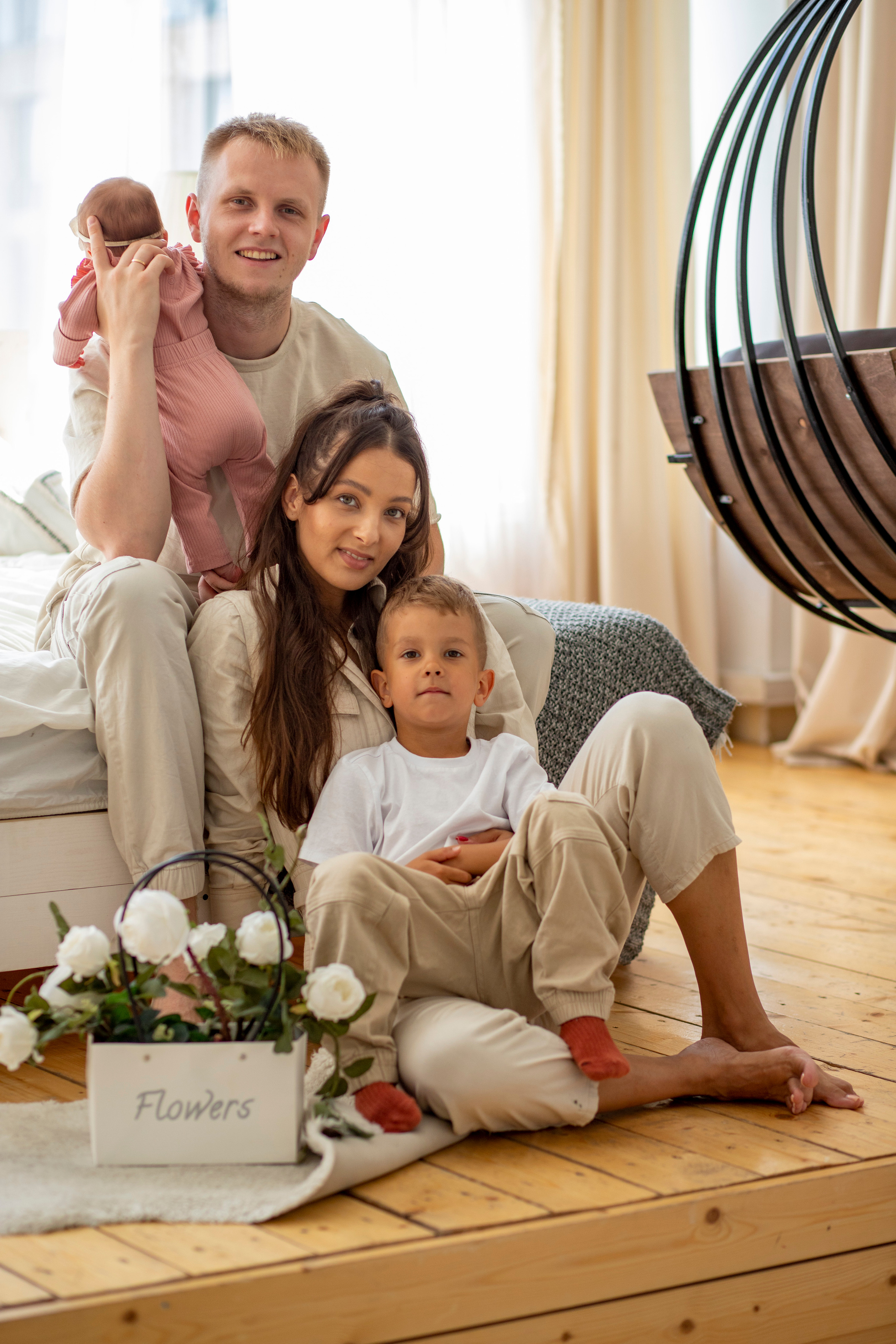Семейный студийный. Семейный фотограф в Санкт-Петербурге Миронова Ксения