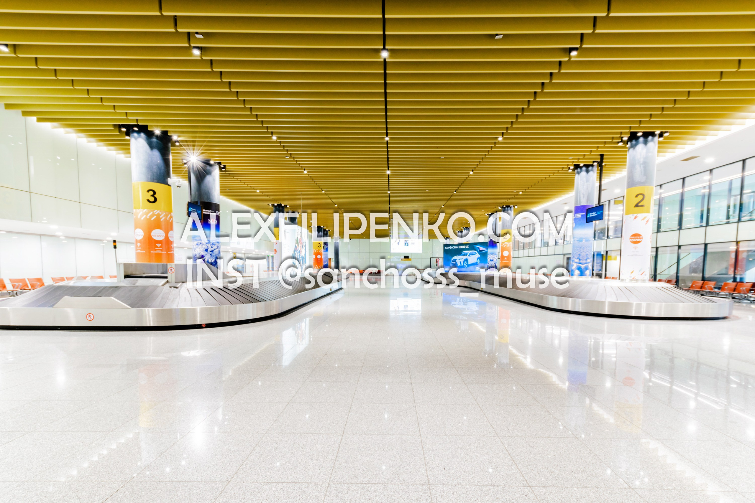 Фотосъемка для рекламного оператора MYD Production в Аэропорту Астаны. Фотограф интерьера недвижимости и архитектуры в Астане