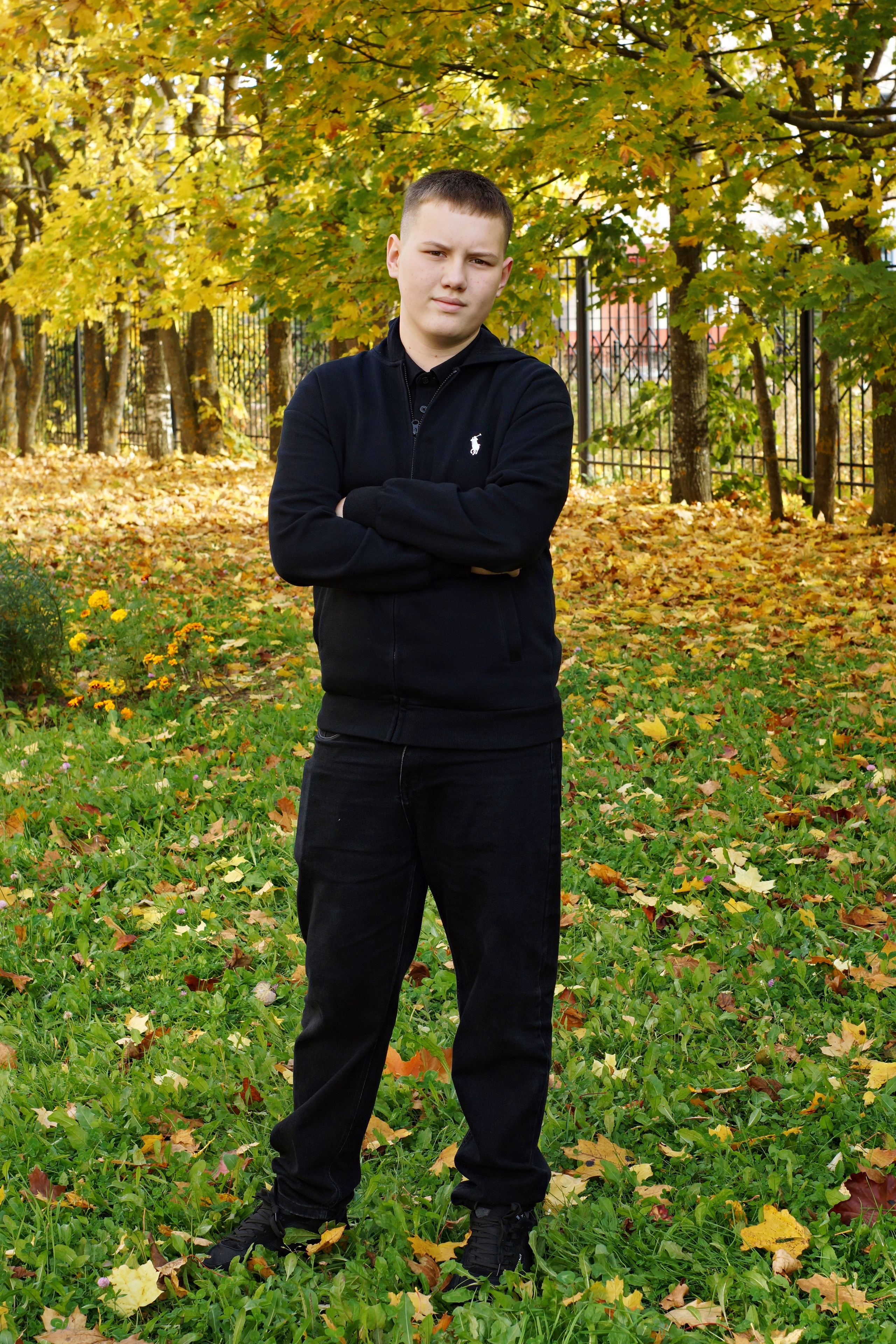 Осенняя фотосессия в школе г. Йошкар-Ола