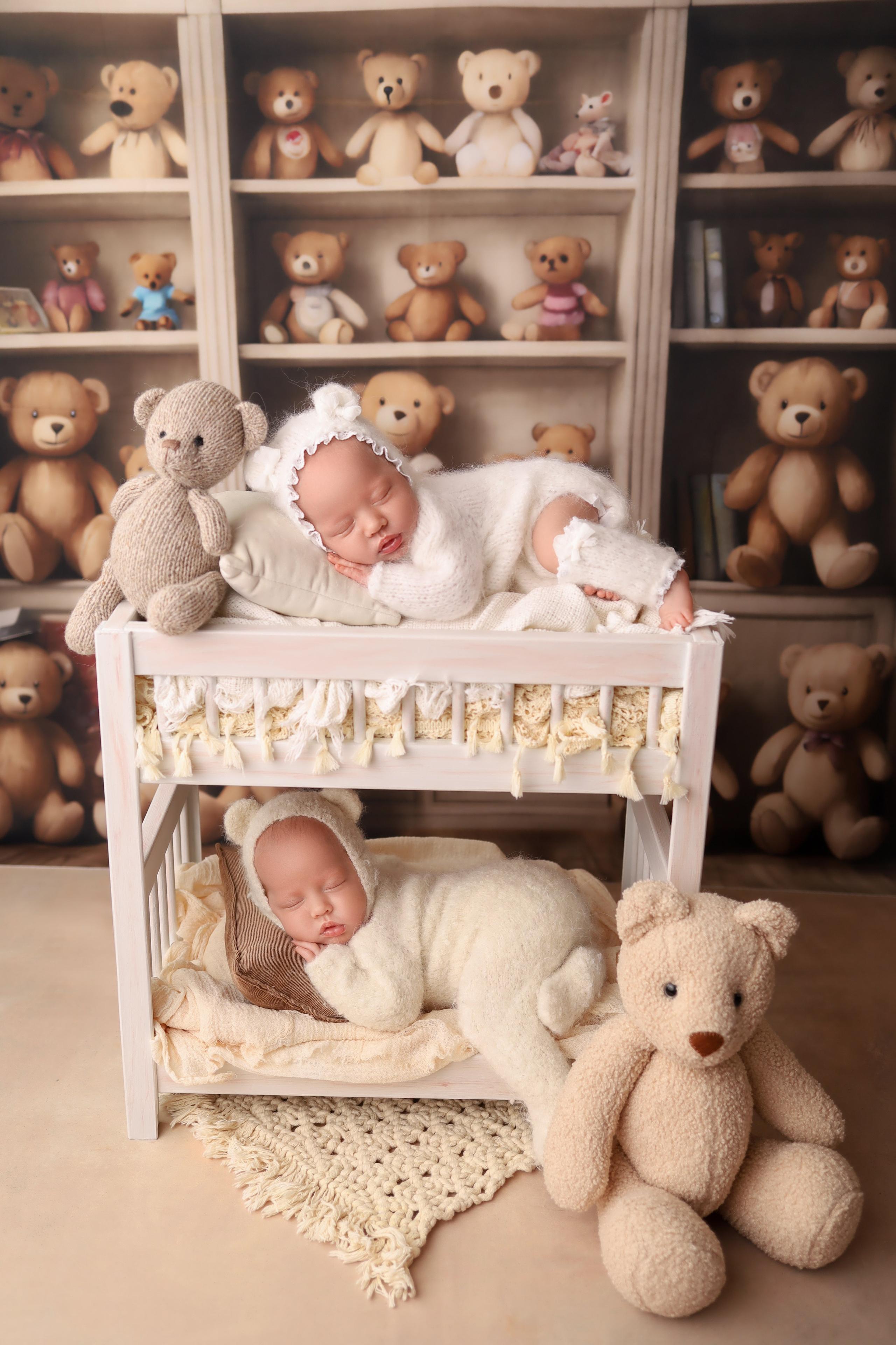 Близняшки. Фотограф новорожденных в Москве и Московской области Наталья Збиглей