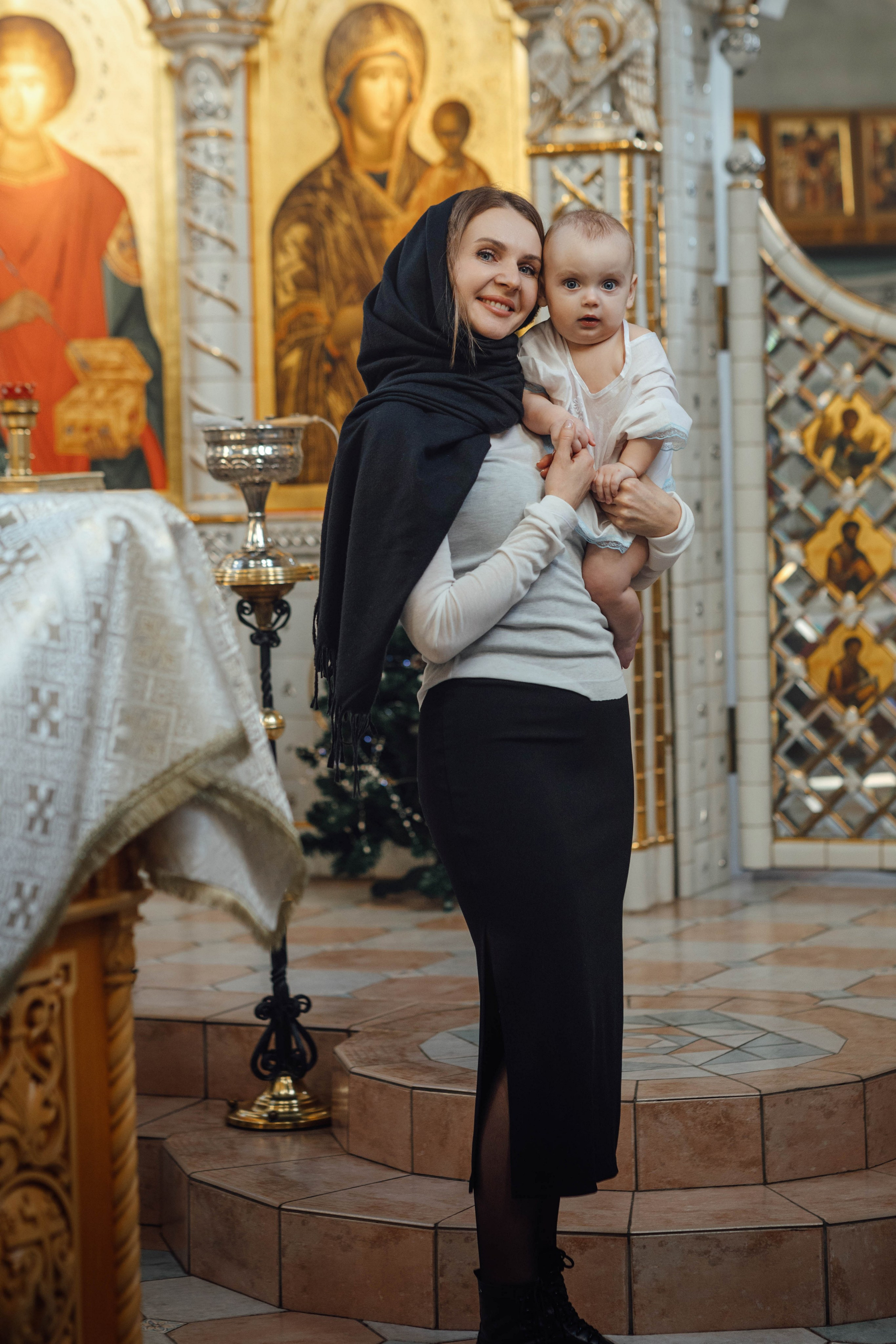 Крещение Александра, храм Иова Многострадального (Дом Милосердия), Минск, январь 2026