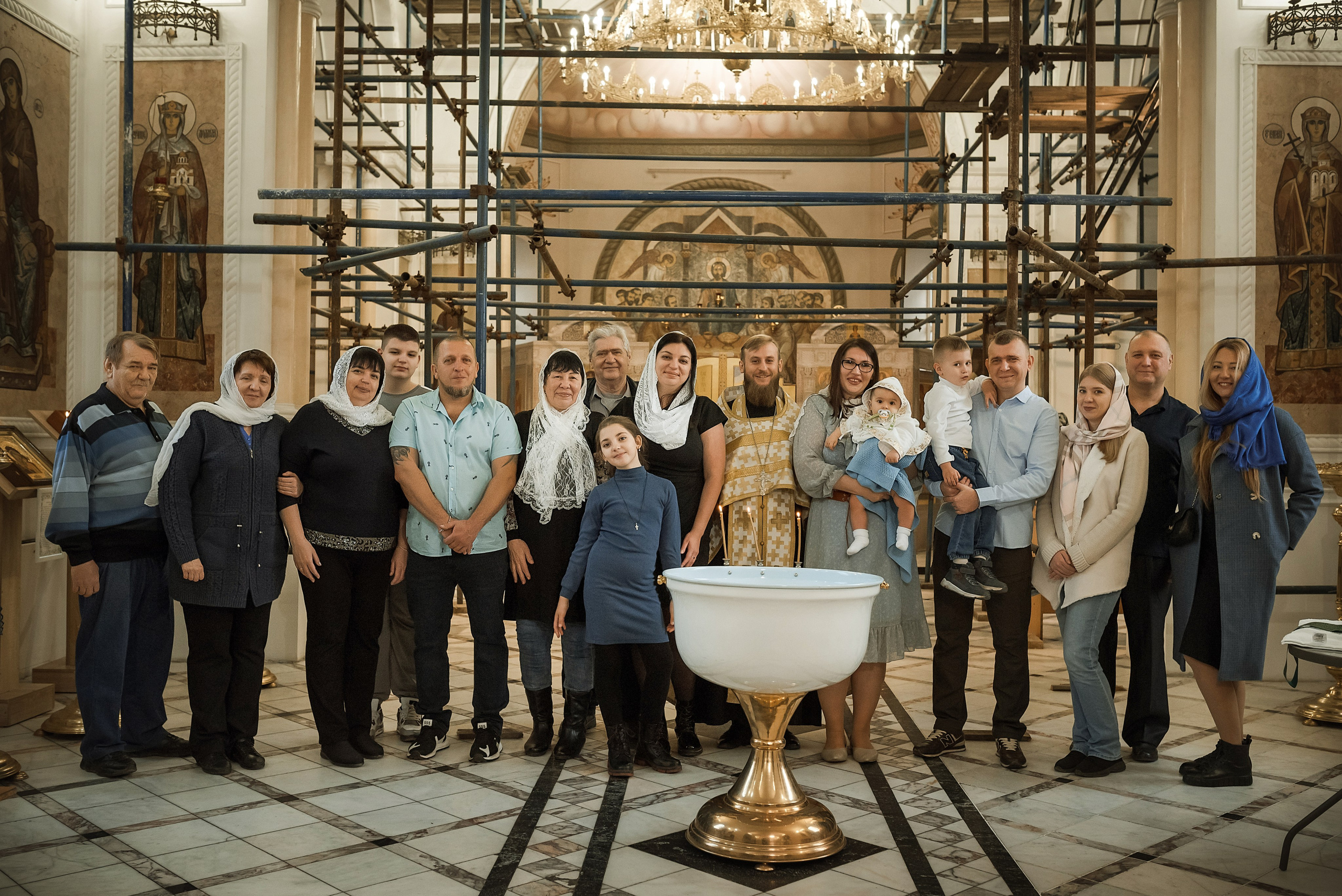 Крещение Семёна _ Храм святой вмч. Екатерины. Семейный фотограф в Ростове-на-Дону Татьяна Литвинова