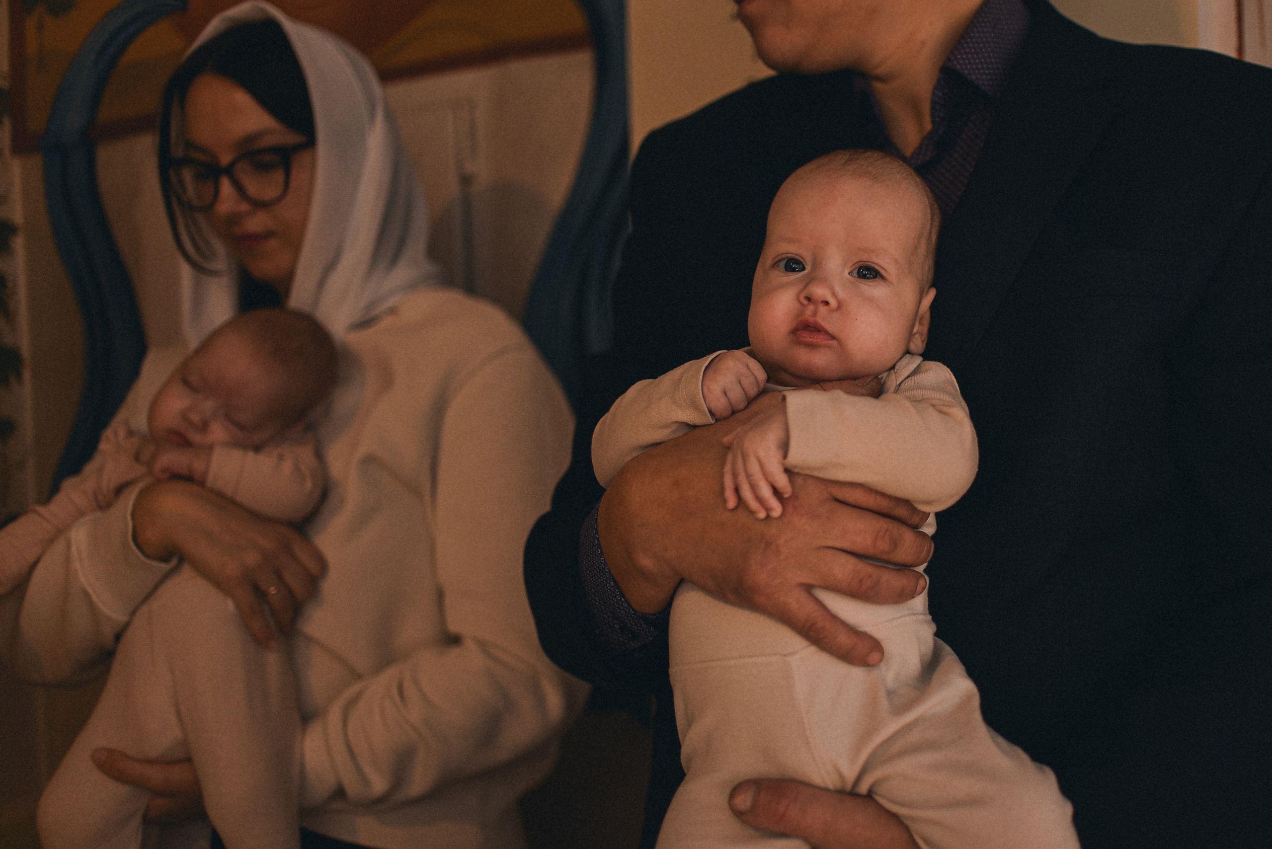 Таинство крещения Веры и Маши. Семейный фотограф Milena feel it