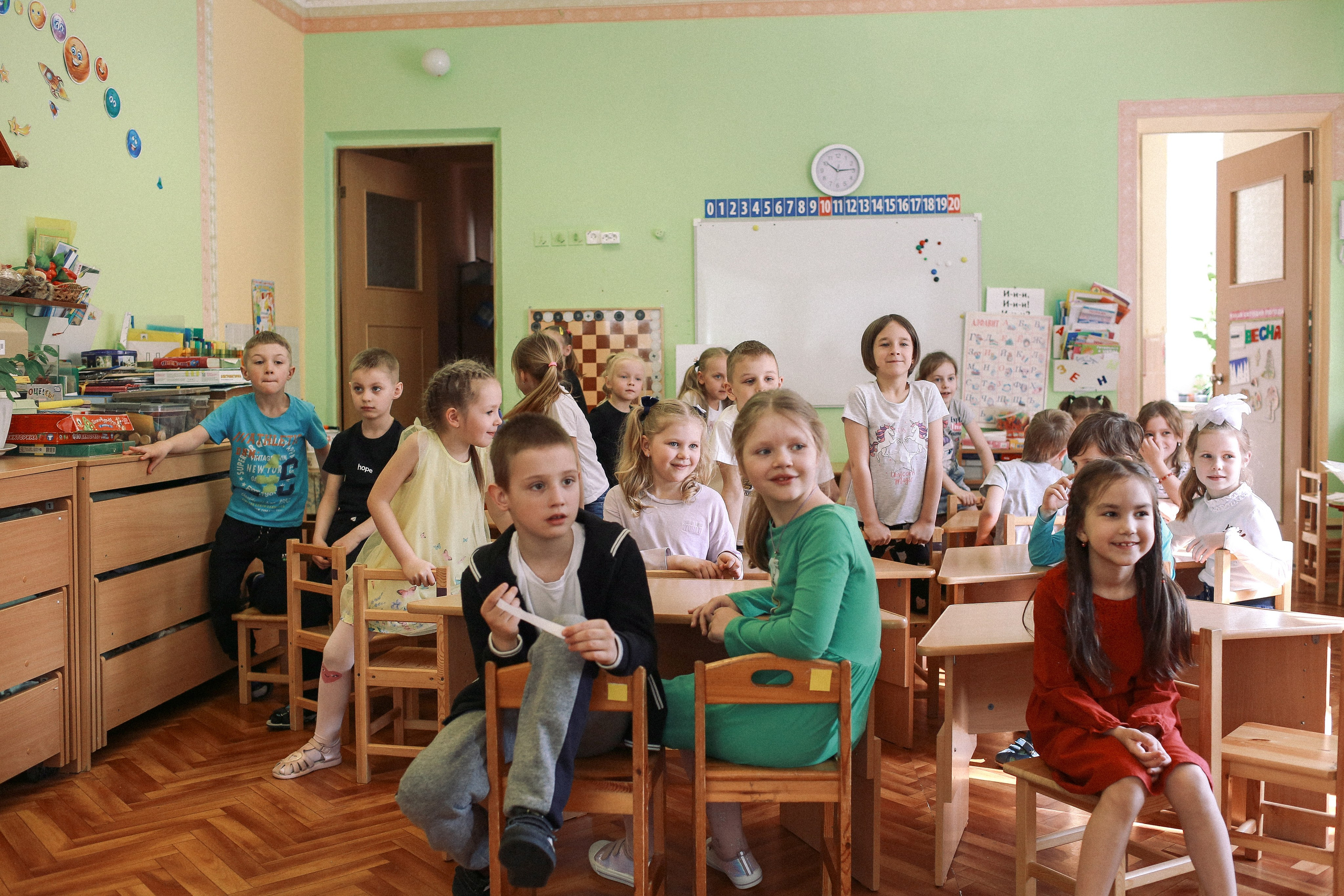 Детский садик будни. Съемки для жителей и гостей Петербурга